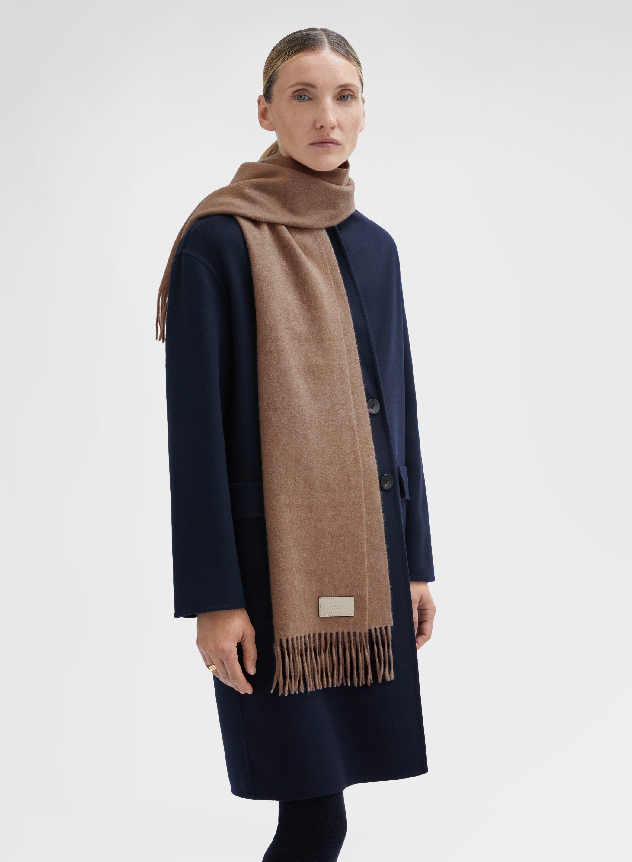 CASHMERE ZIBELLINATO SCARF