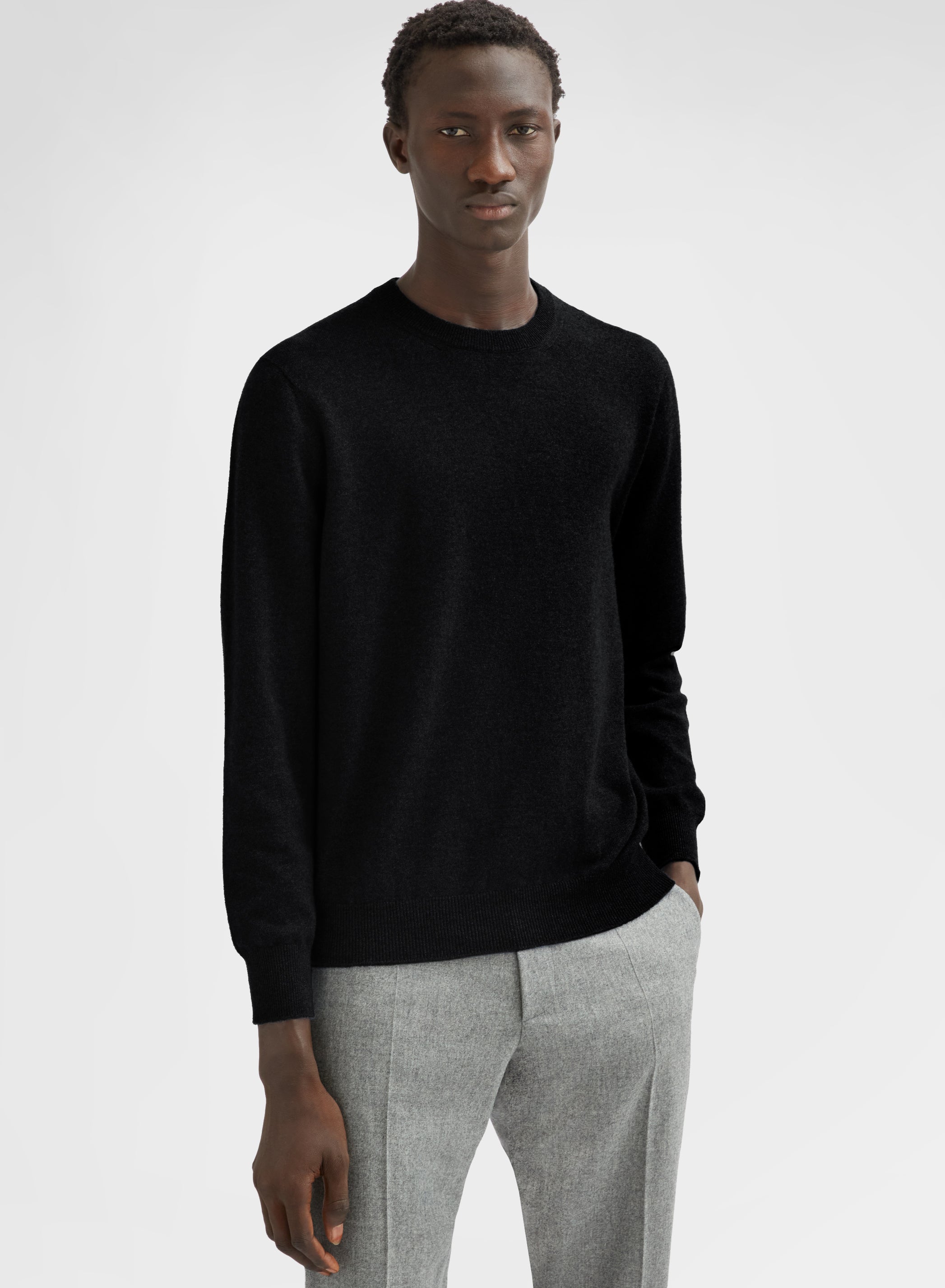CASHMERE JERSEY CREWNECK