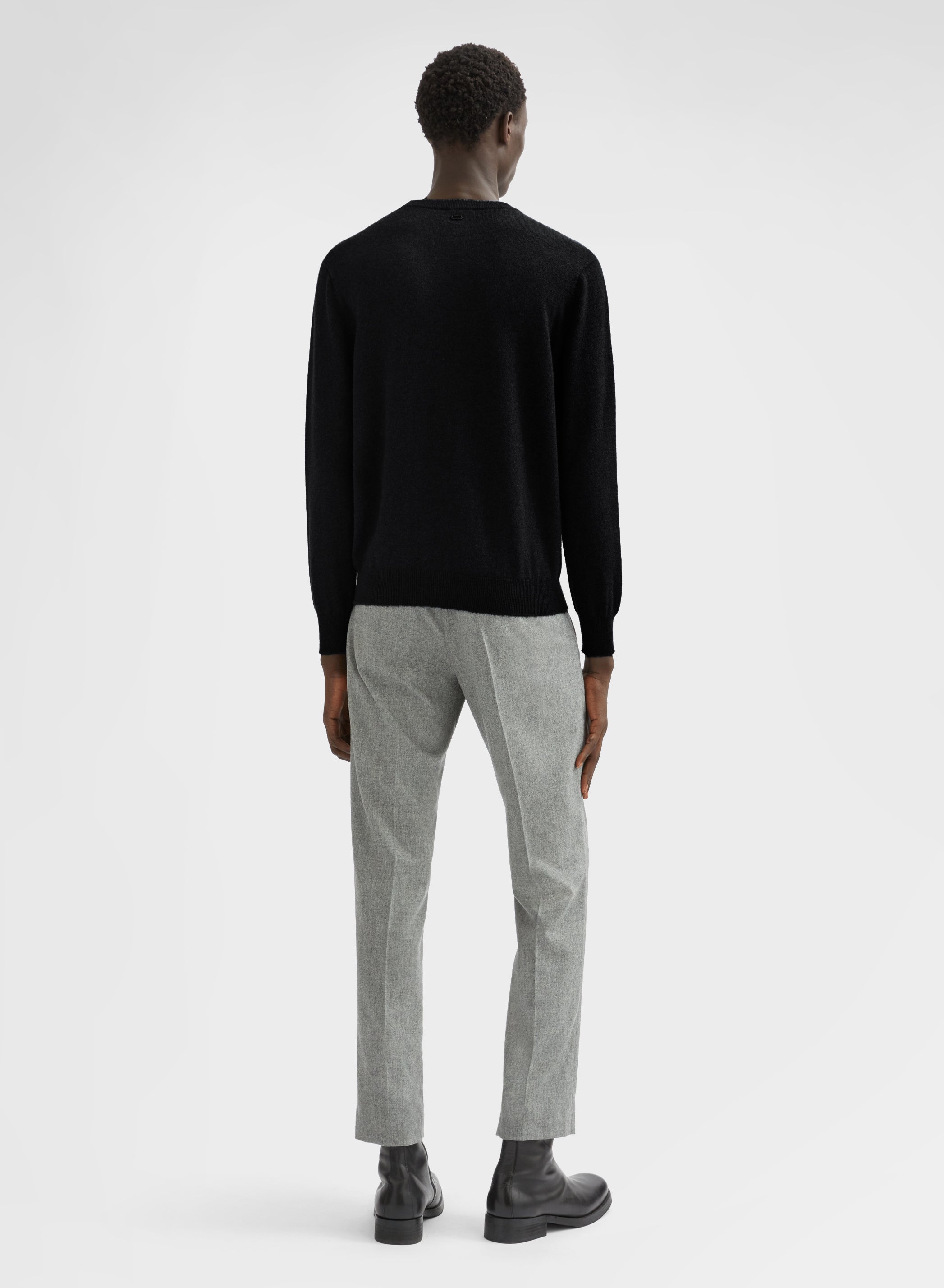 CASHMERE JERSEY CREWNECK