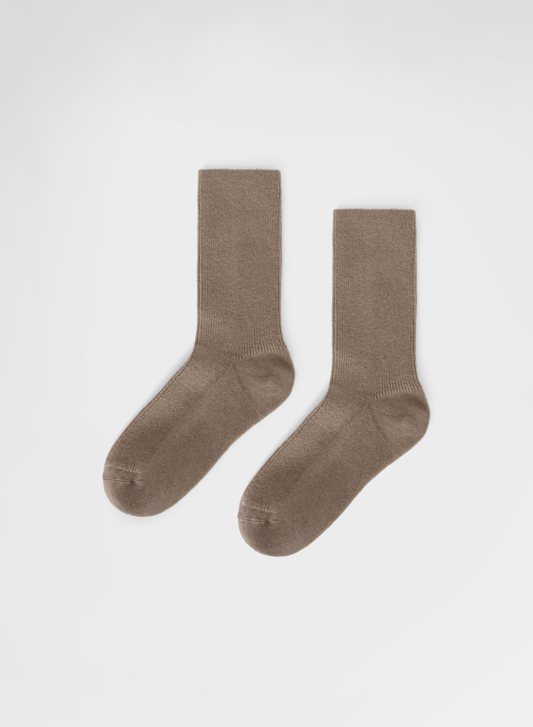 CASHMERE RIB SOCKS CUMINO