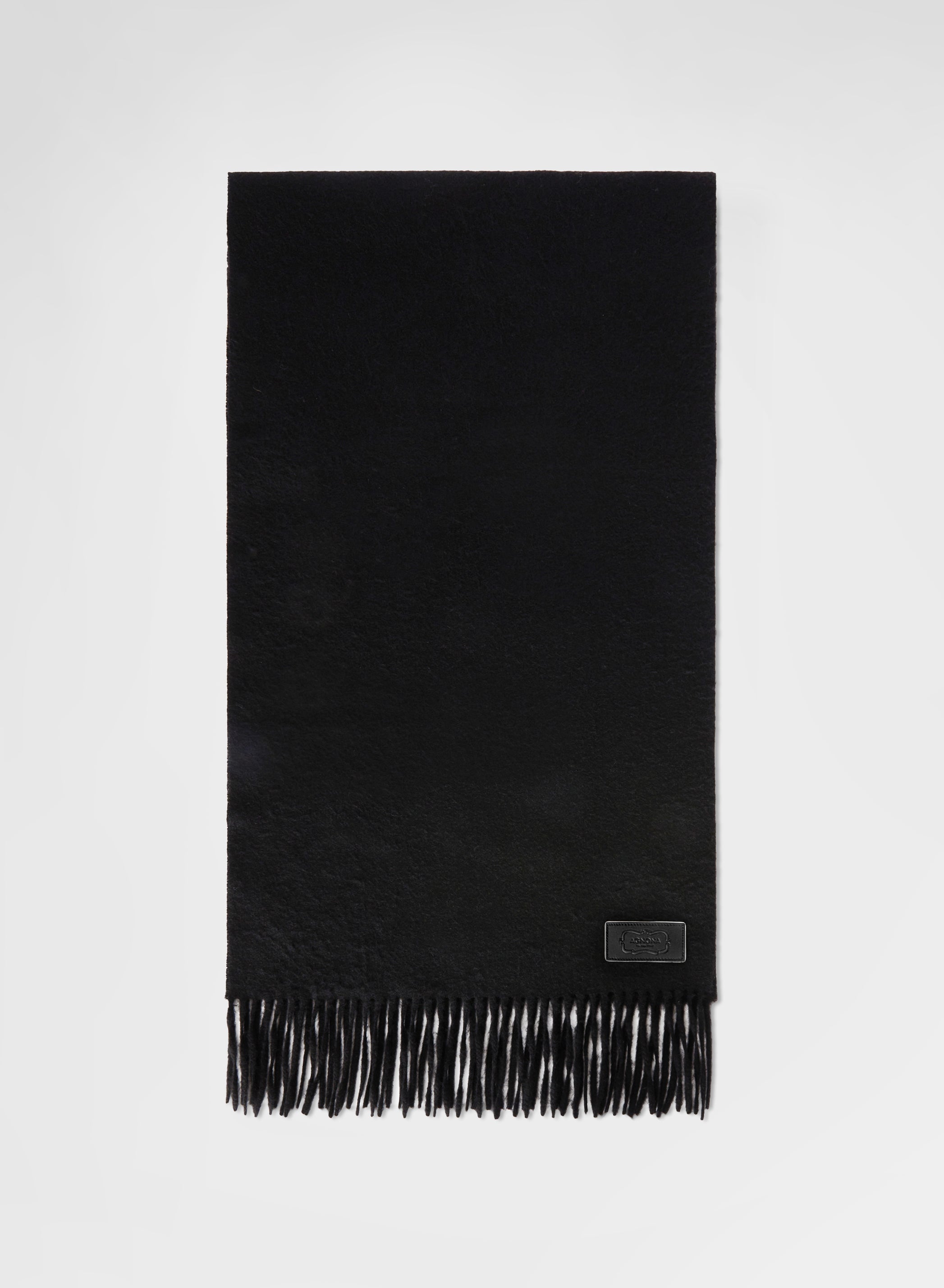 CASHMERE ZIBELLINATO SCARF BLACK