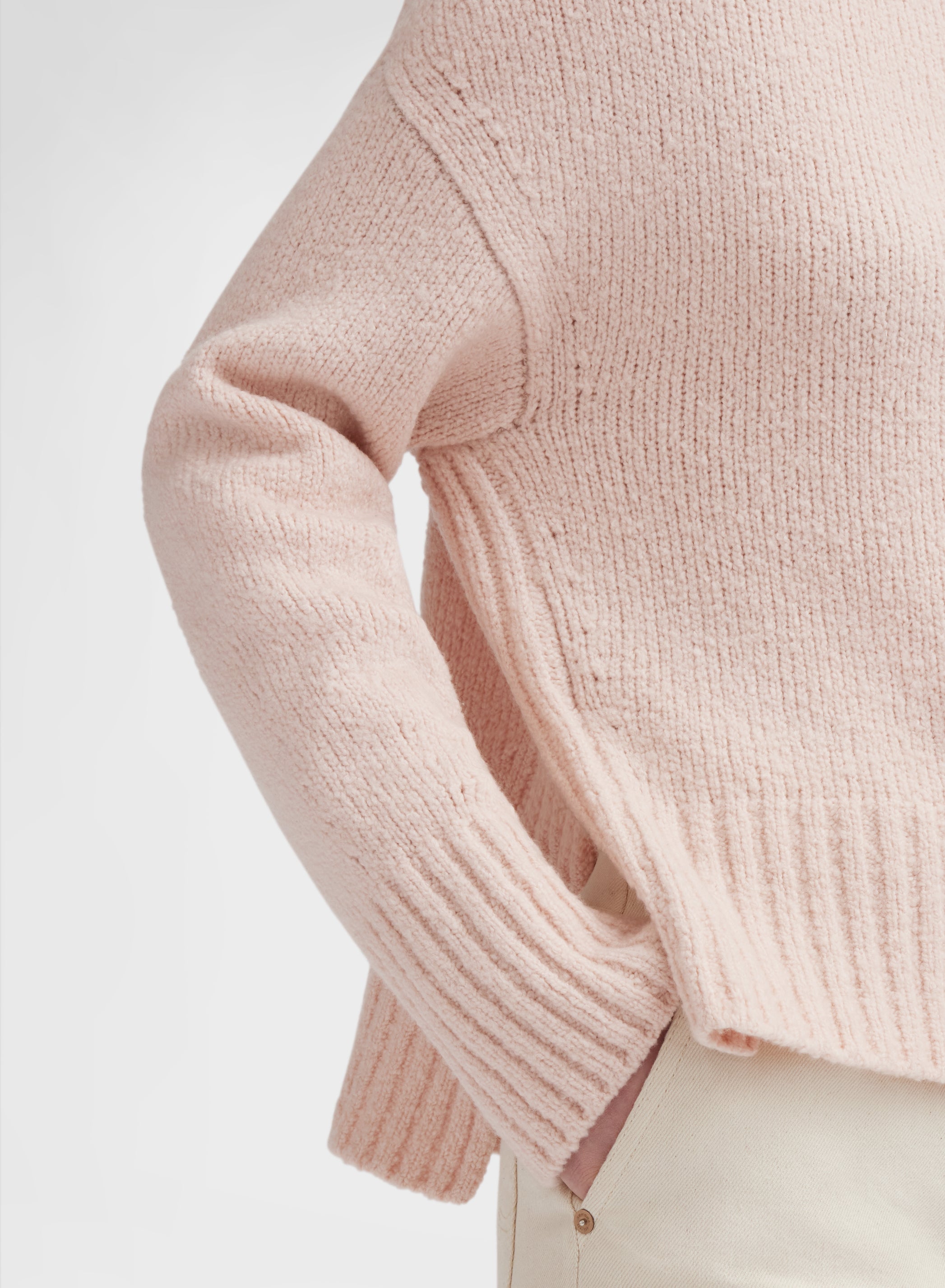 LONG SLEEVE CREWNECK ROSE