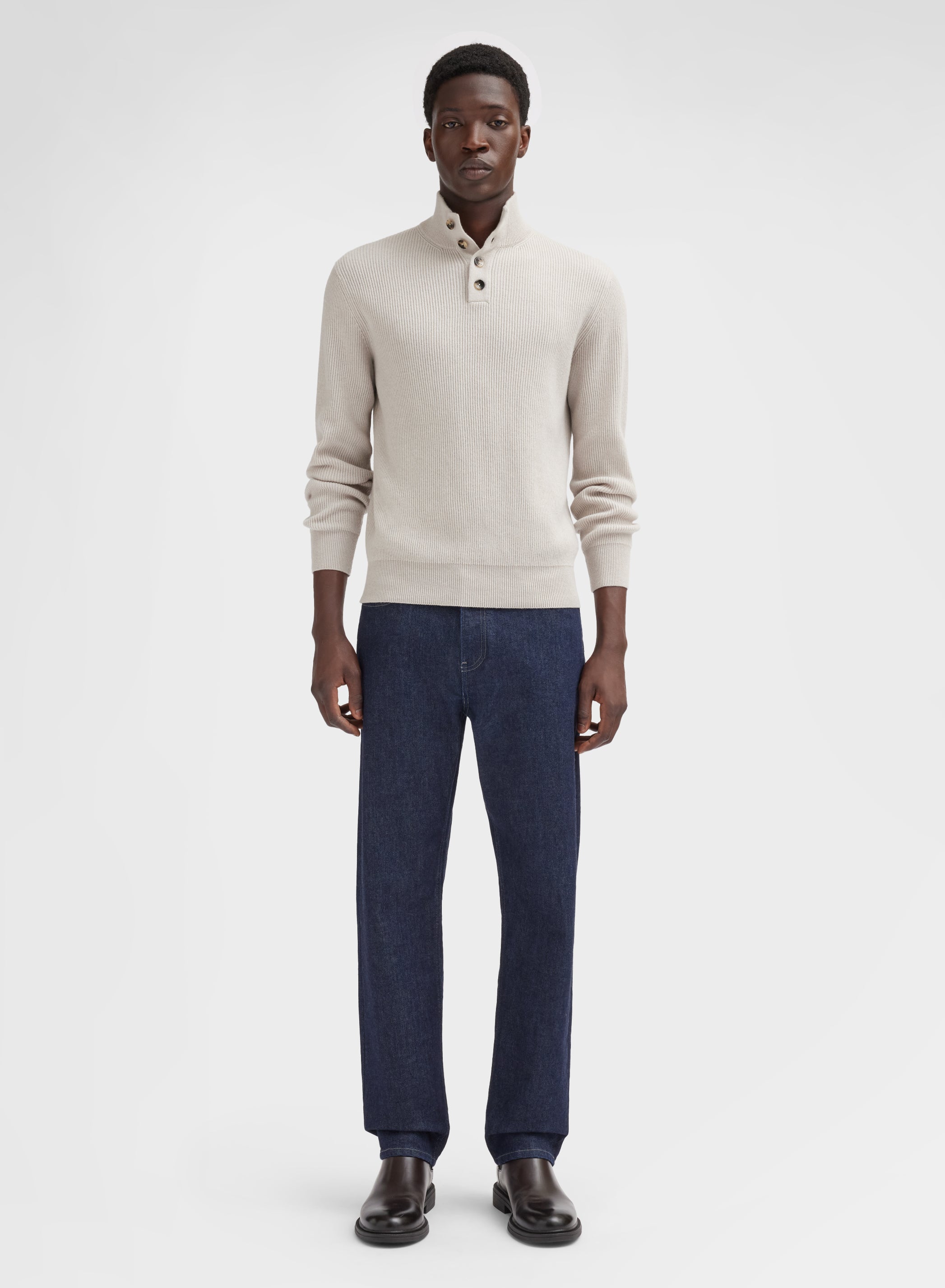 HICH NECK CASHMERE MOON