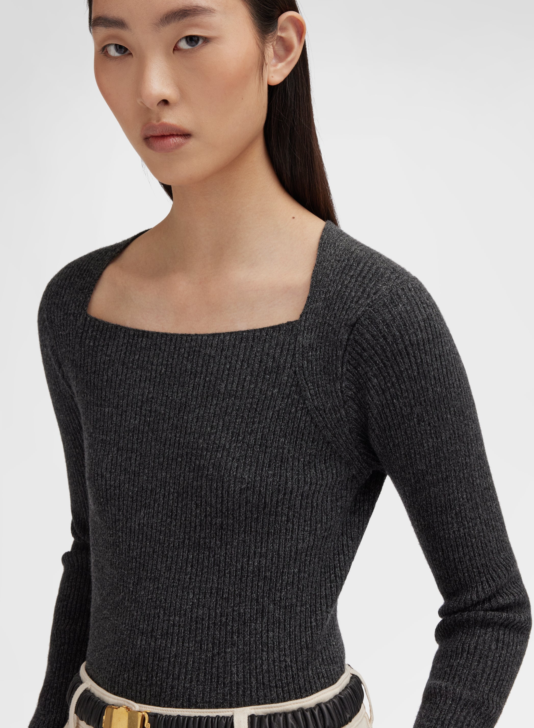 LONG SLEEVE CREWNECK COSTA CHARCOAL