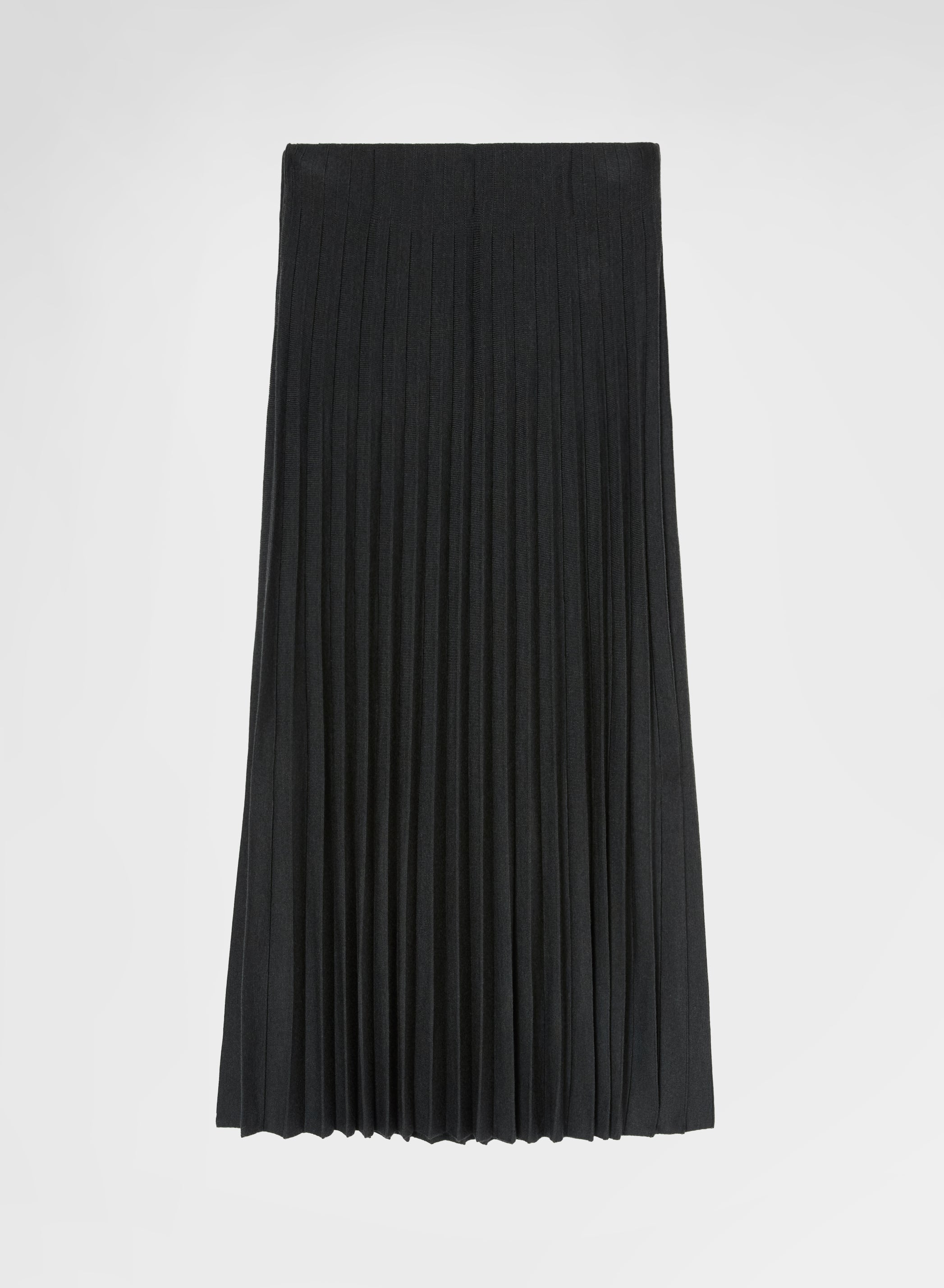 SKIRT CRYSTAL PLISSE BOTTLE GREEN