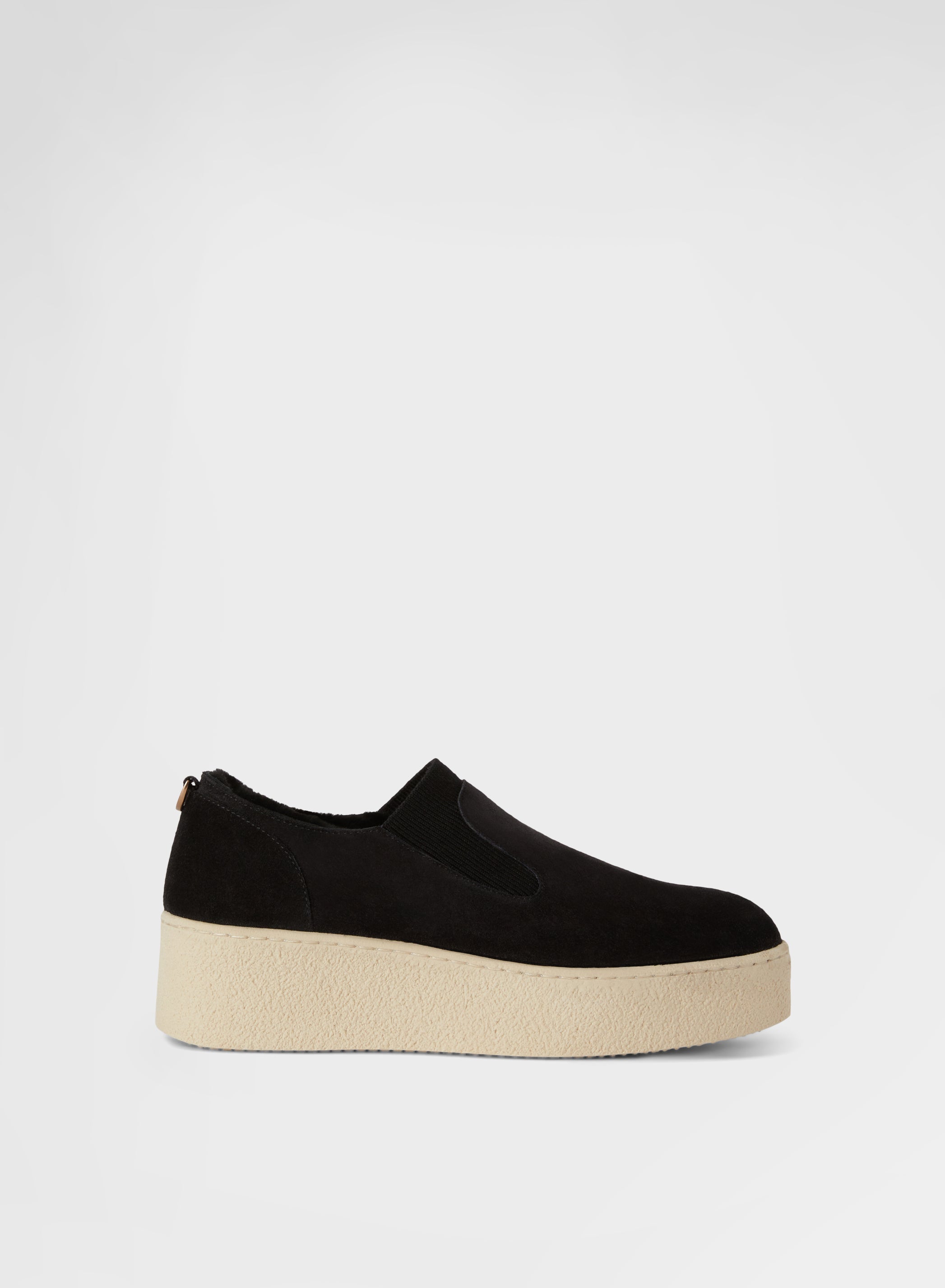 SLIP ON CALF SUEDE BLACK