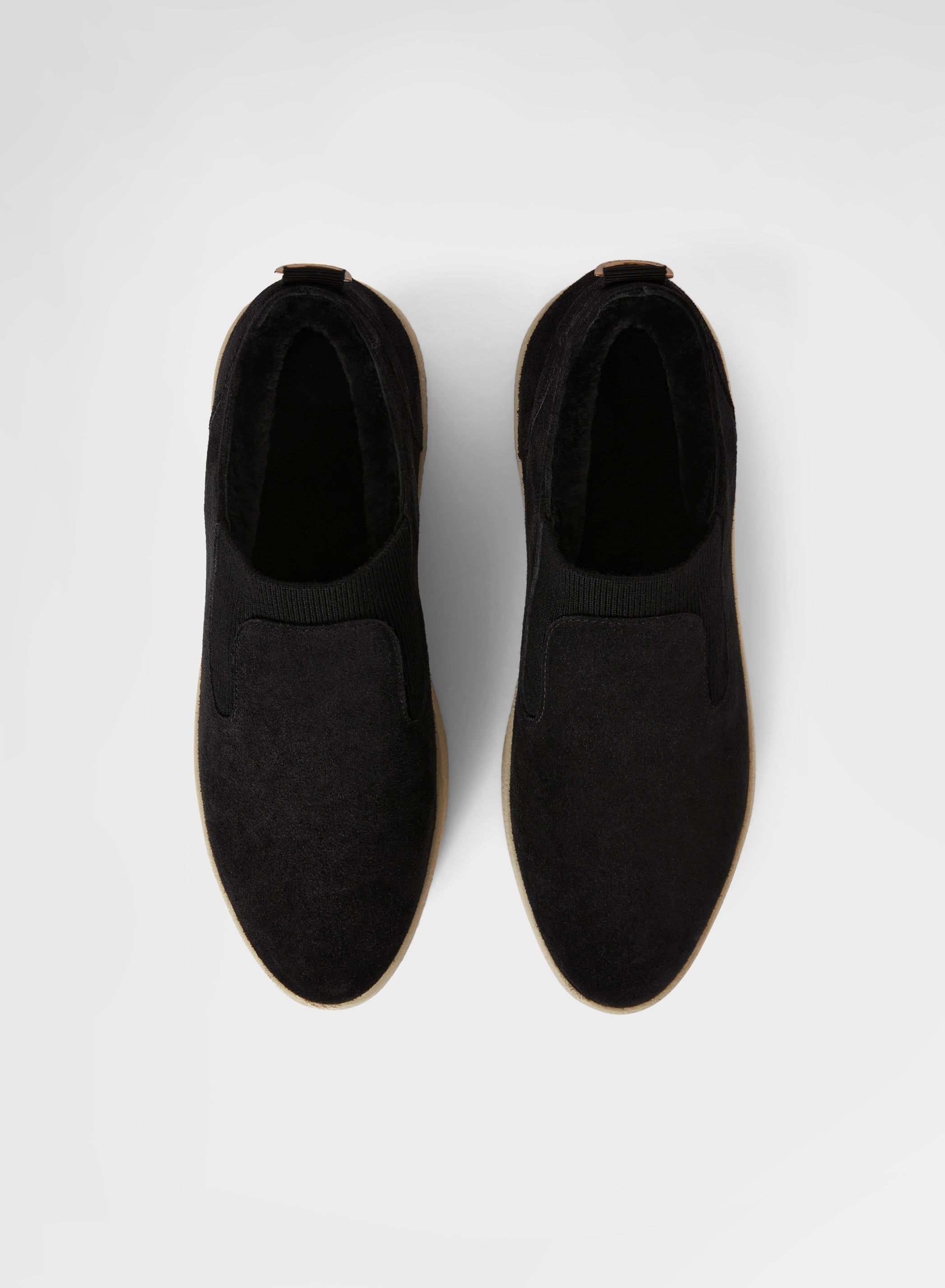 SLIP ON CALF SUEDE BLACK