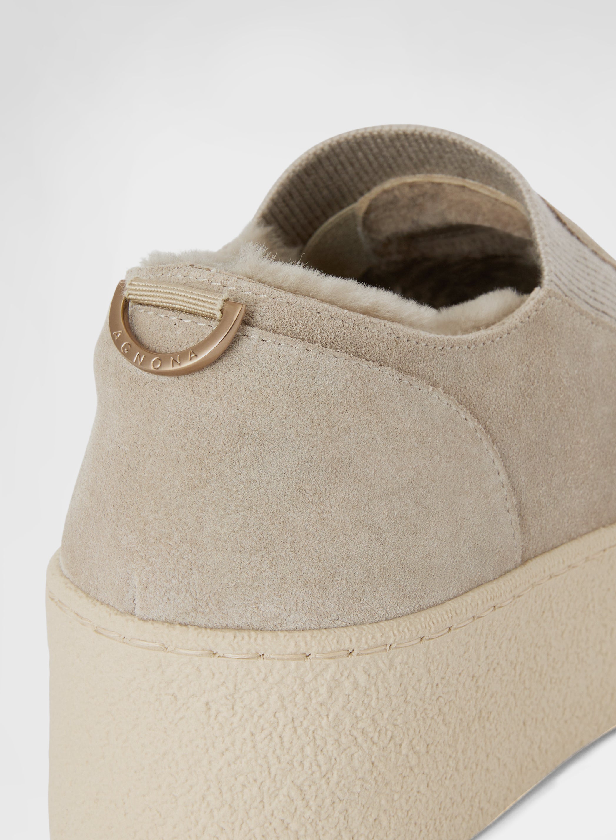 SLIP ON CALF SUEDE MOON