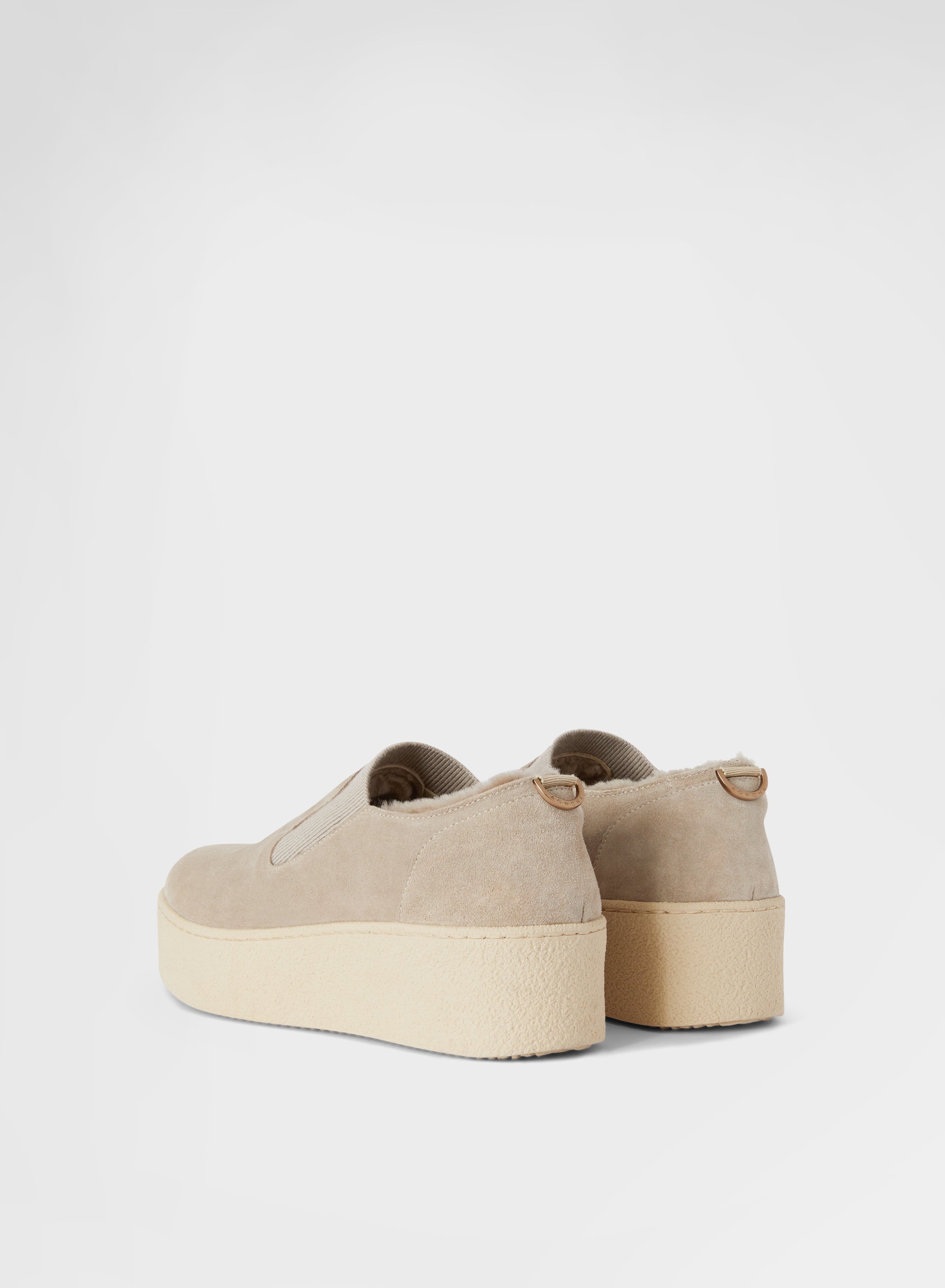 SLIP ON CALF SUEDE MOON