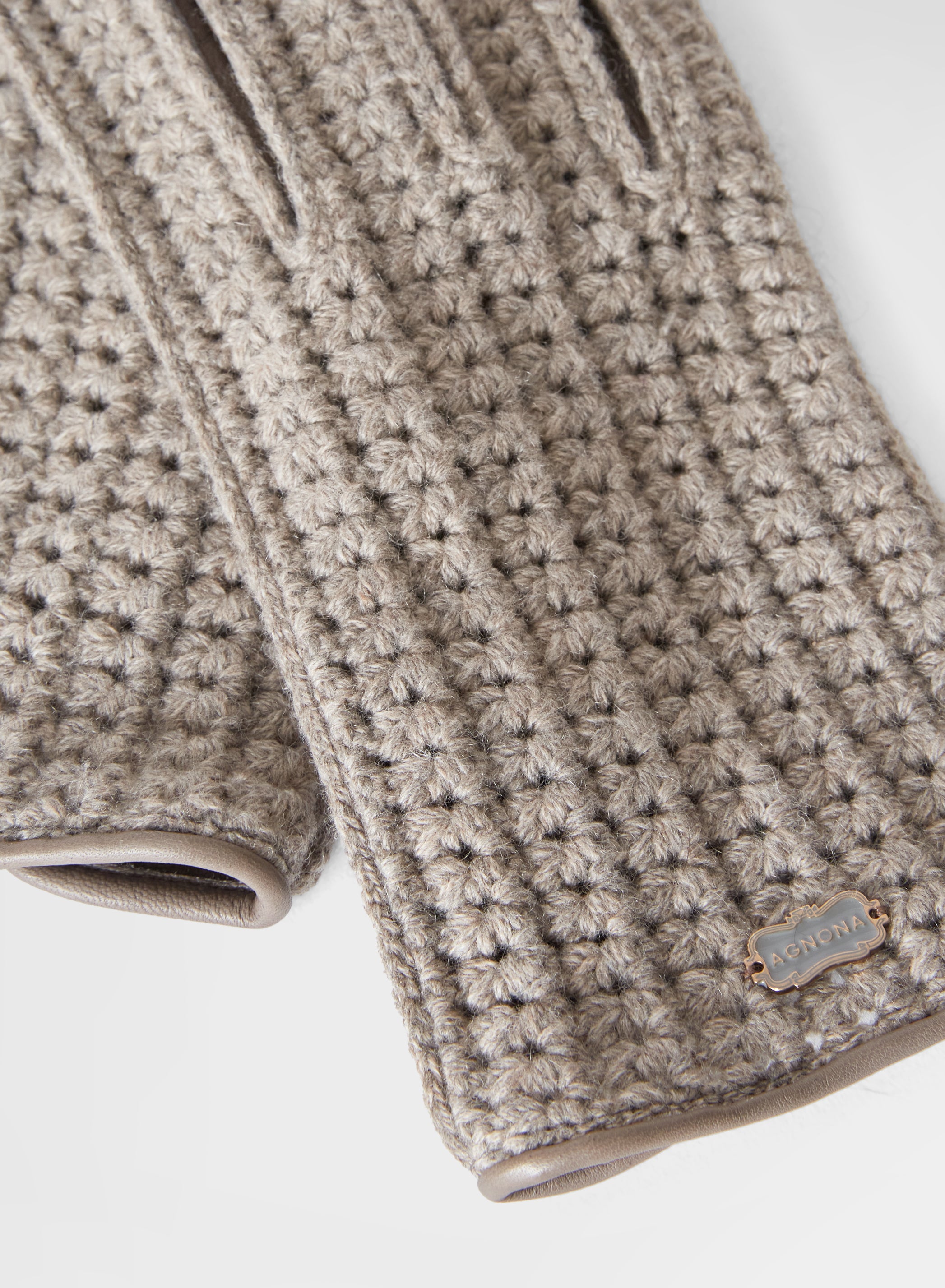 CASHMERE GLOVES SESAMO