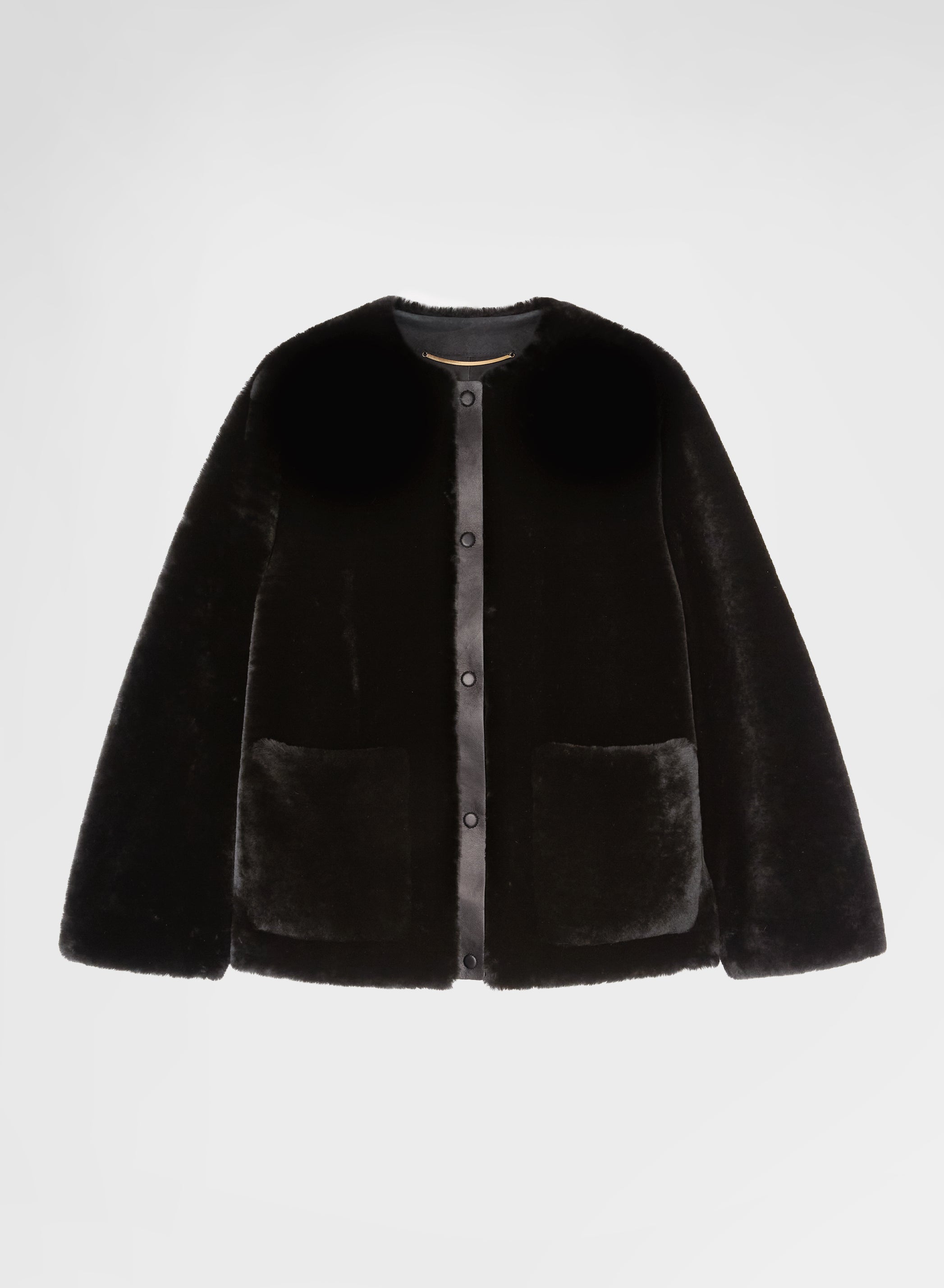 CABAN VELVET SHEARLING BLACK