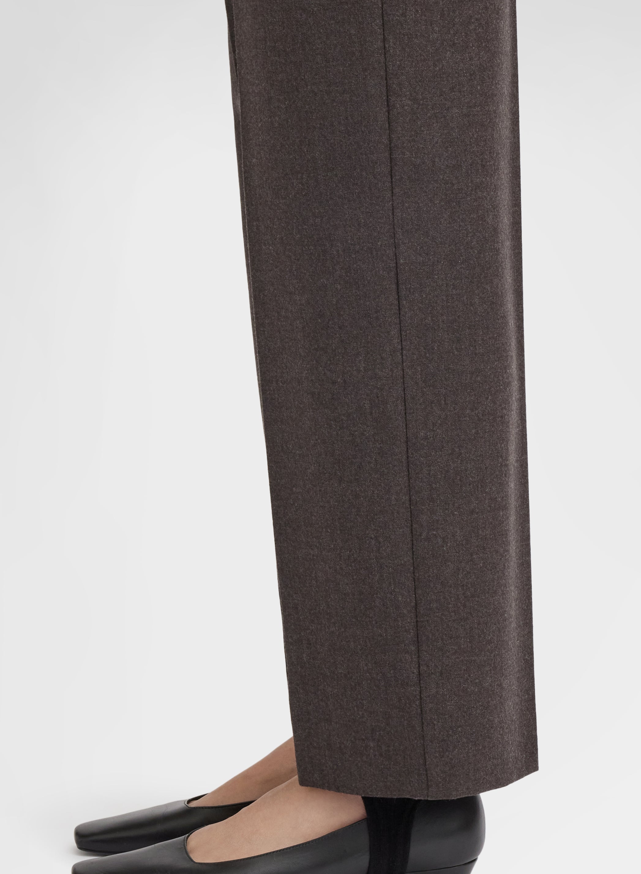 LIGHT WOOL FLANNEL PANTS CUMINO