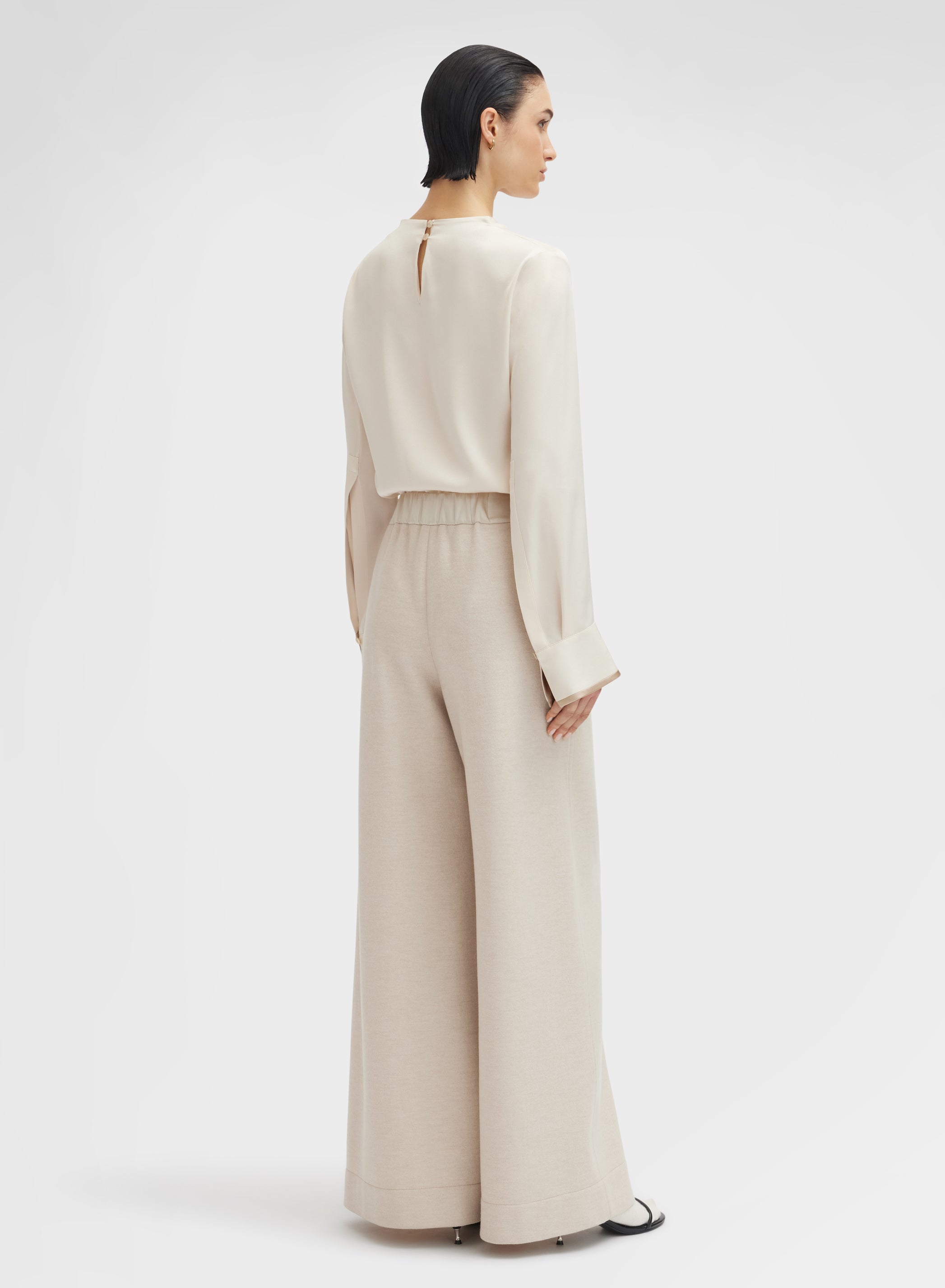 B- JERSEY SINGLE PANTS CHAMPAGNE
