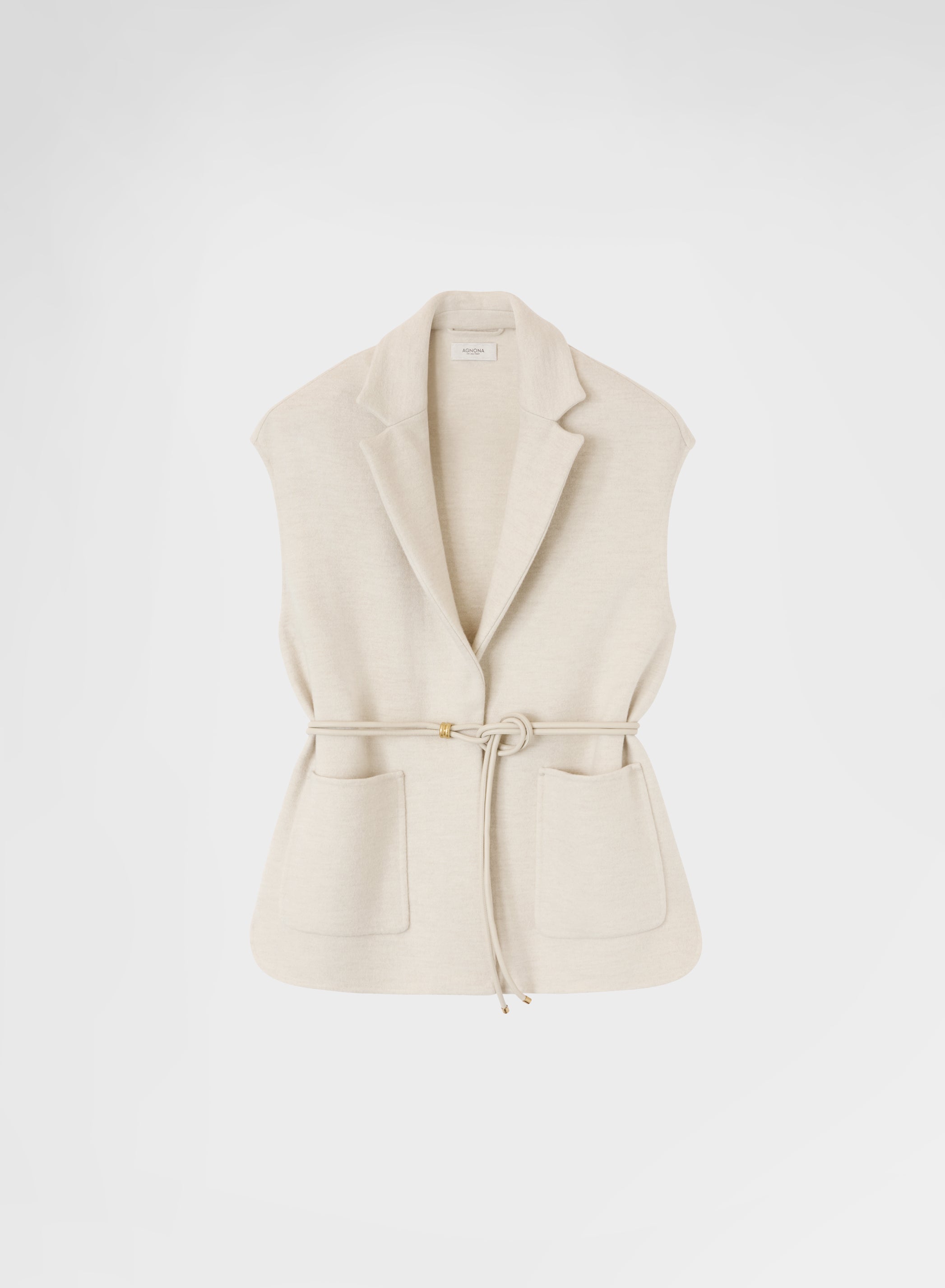 B-JERSEY DOUBLE FACE JACKET CHAMPAGNE