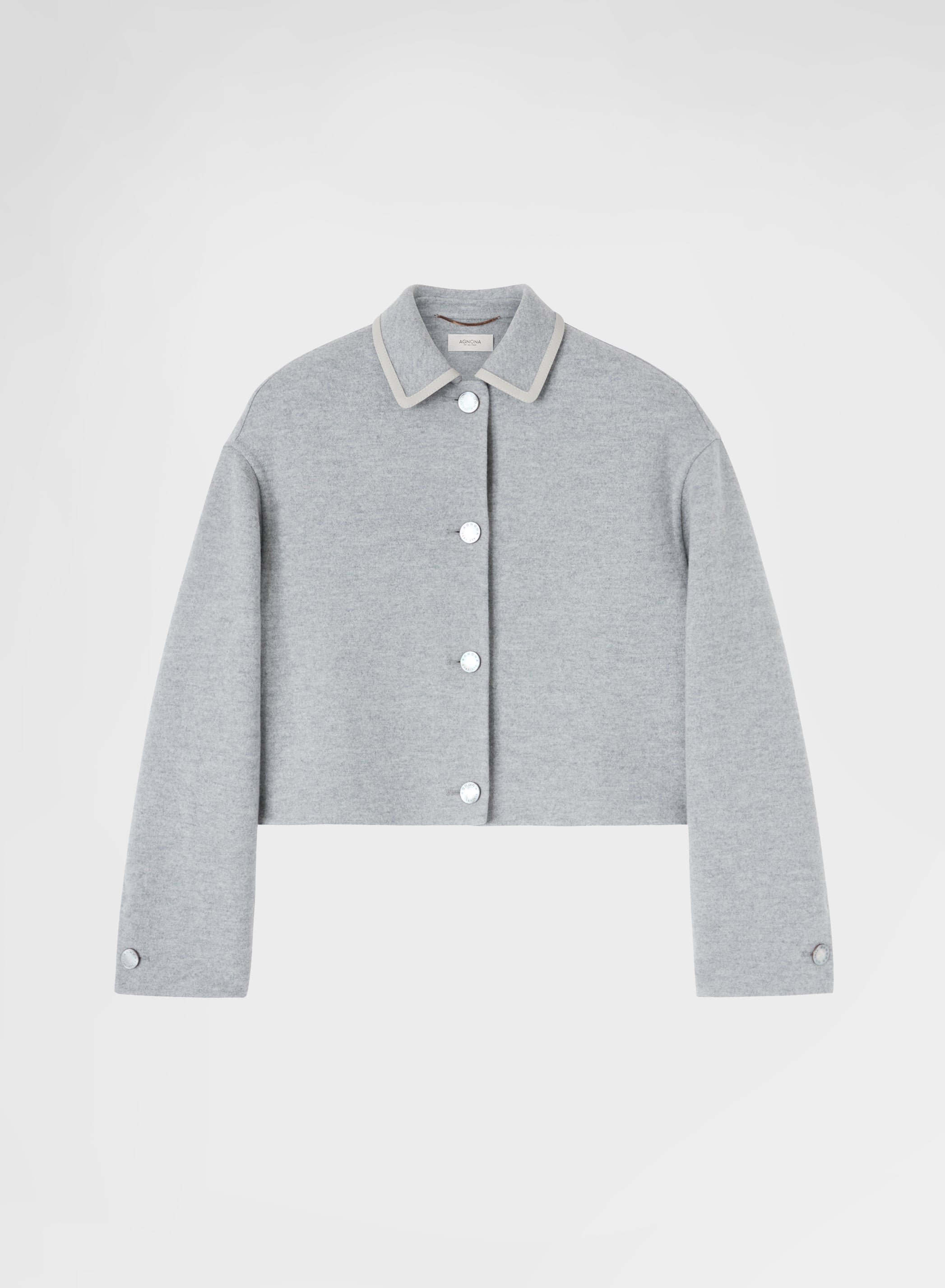 B-JERSEY DOUBLE FACE HEAVY JACKET GRANITE