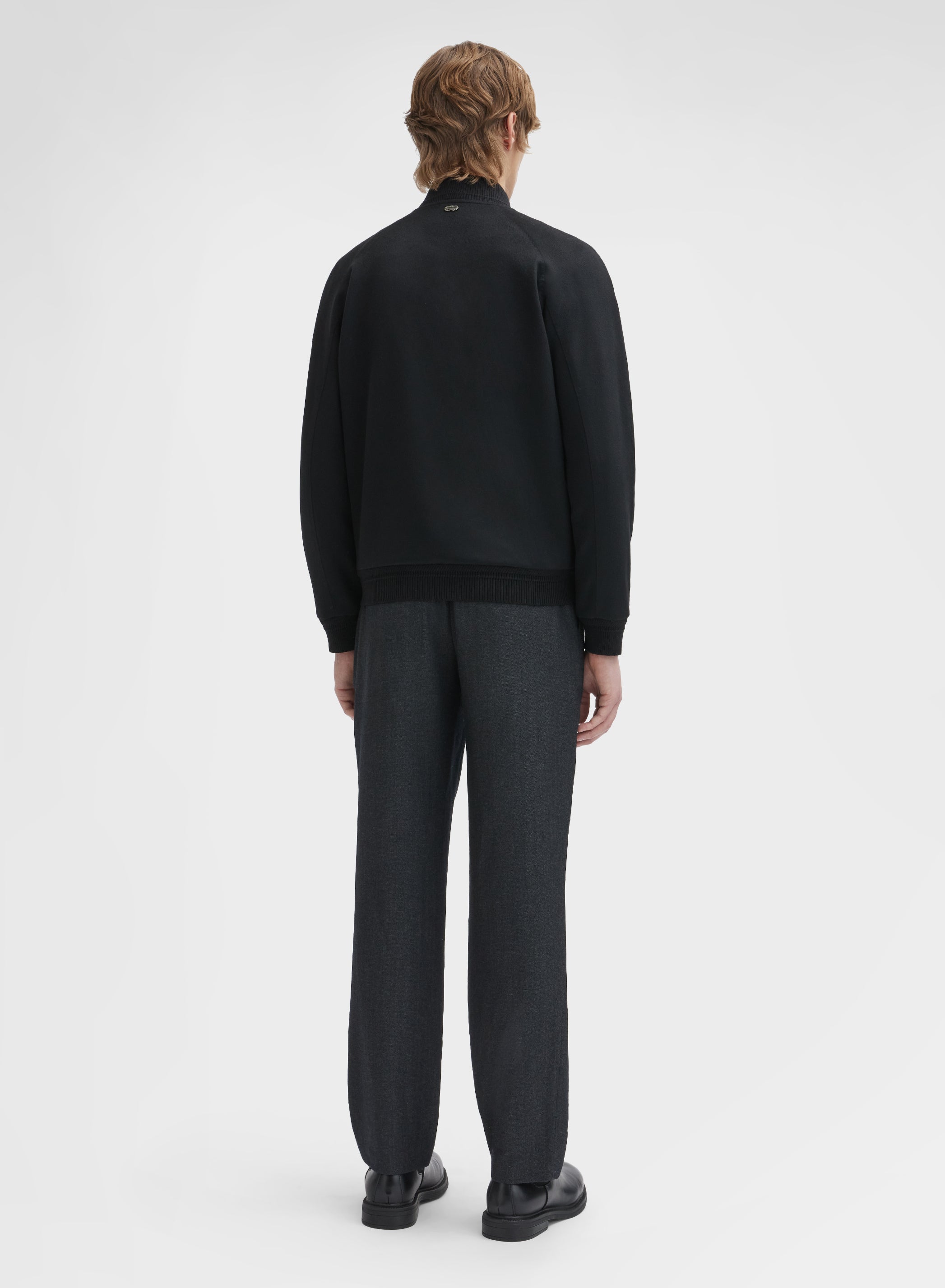 CASHMERE LIGHT CABAN BLACK