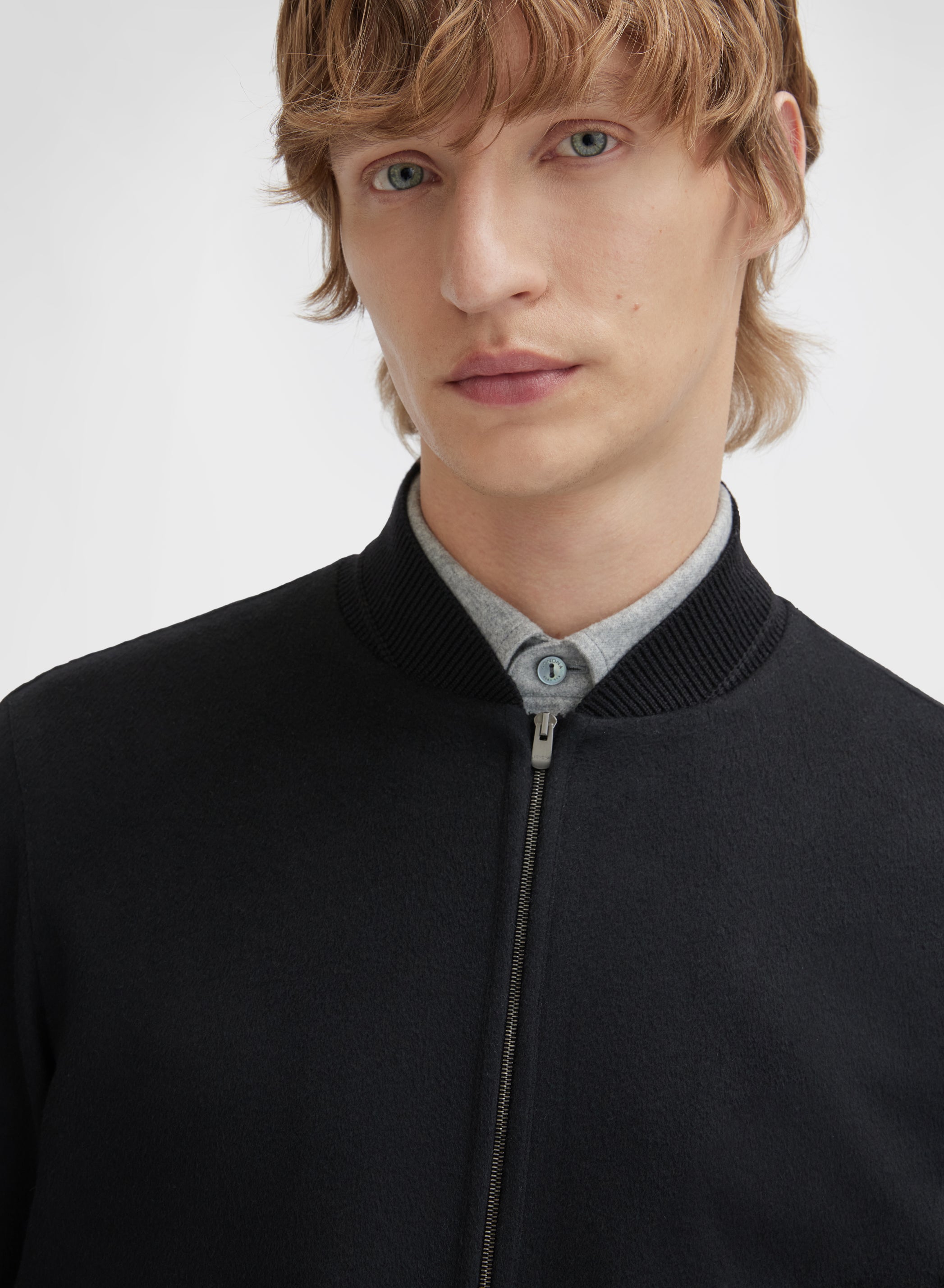 CASHMERE LIGHT CABAN BLACK