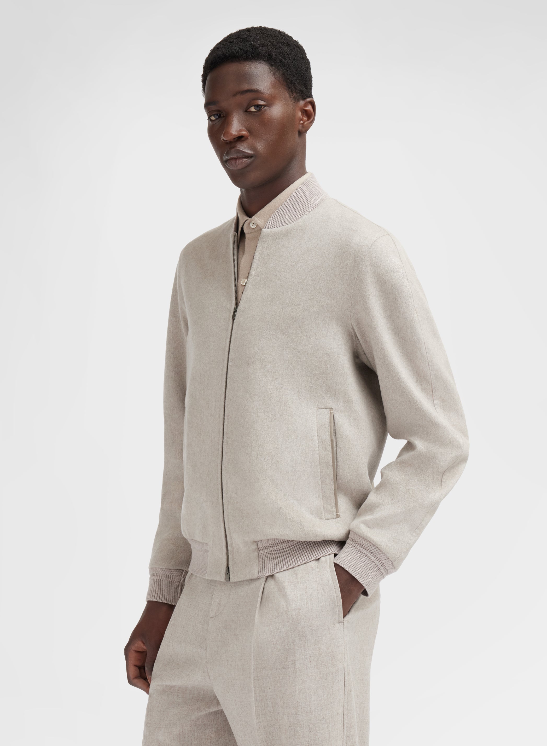 CASHMERE LIGHT CABAN CANVAS