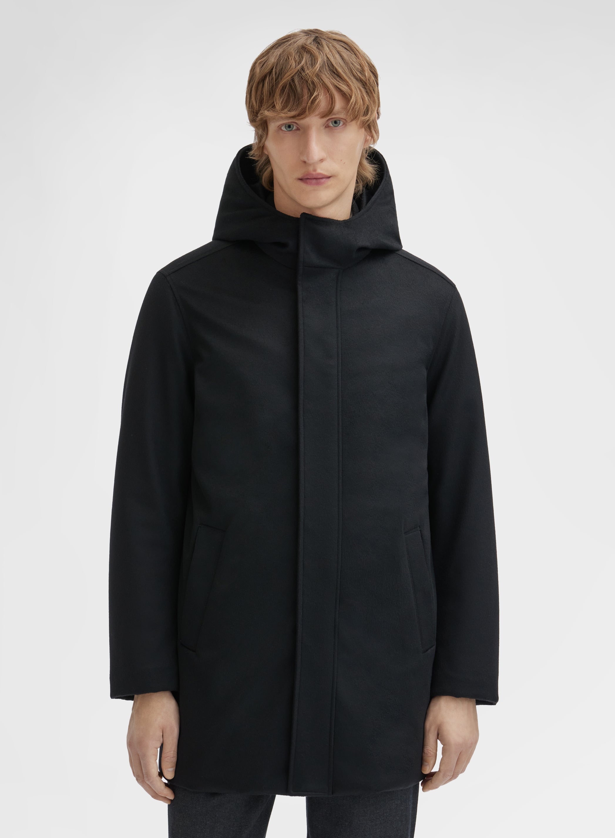 CASHMERE STORMLIGHT CABAN BLACK