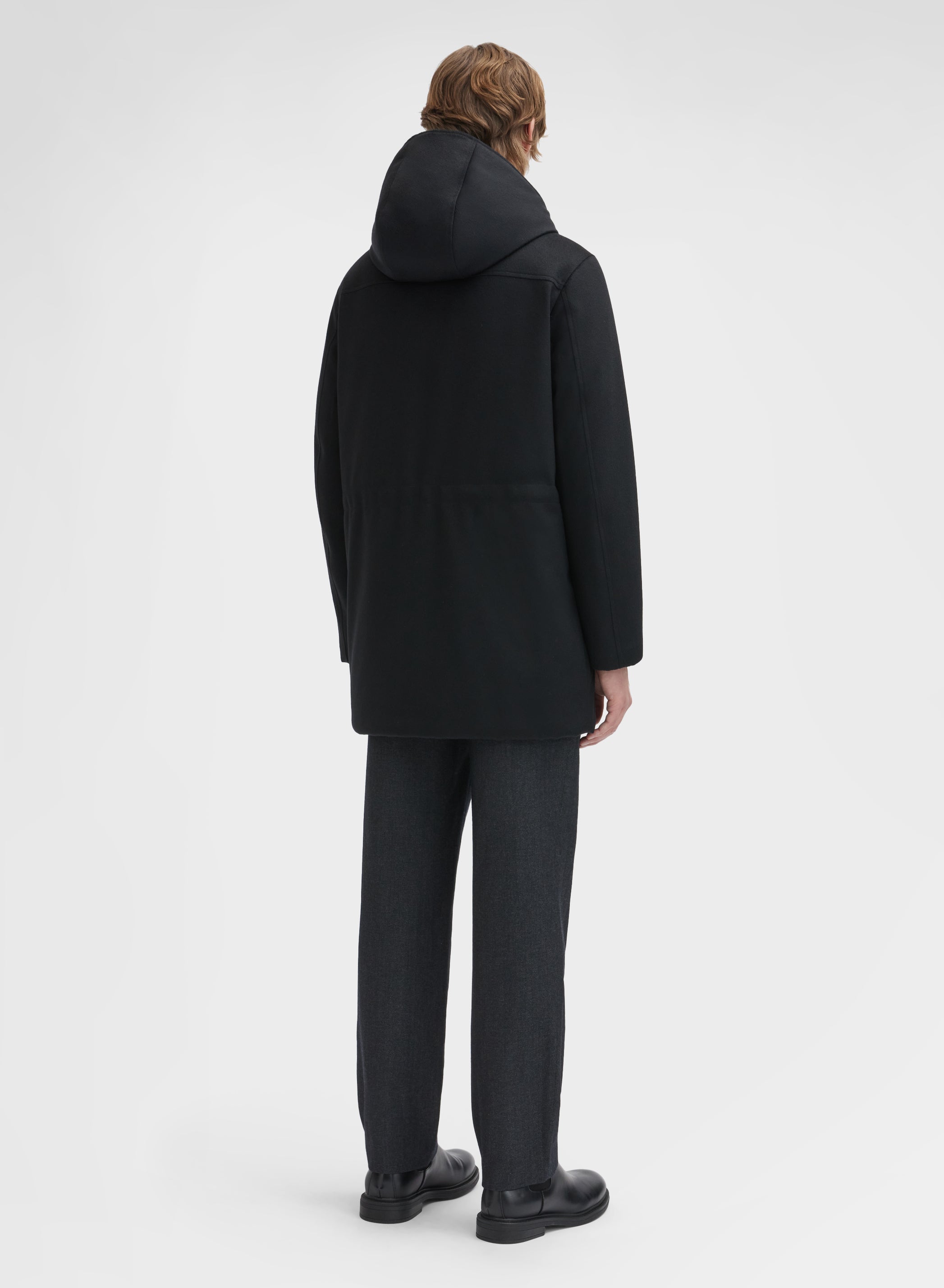 CASHMERE STORMLIGHT CABAN BLACK