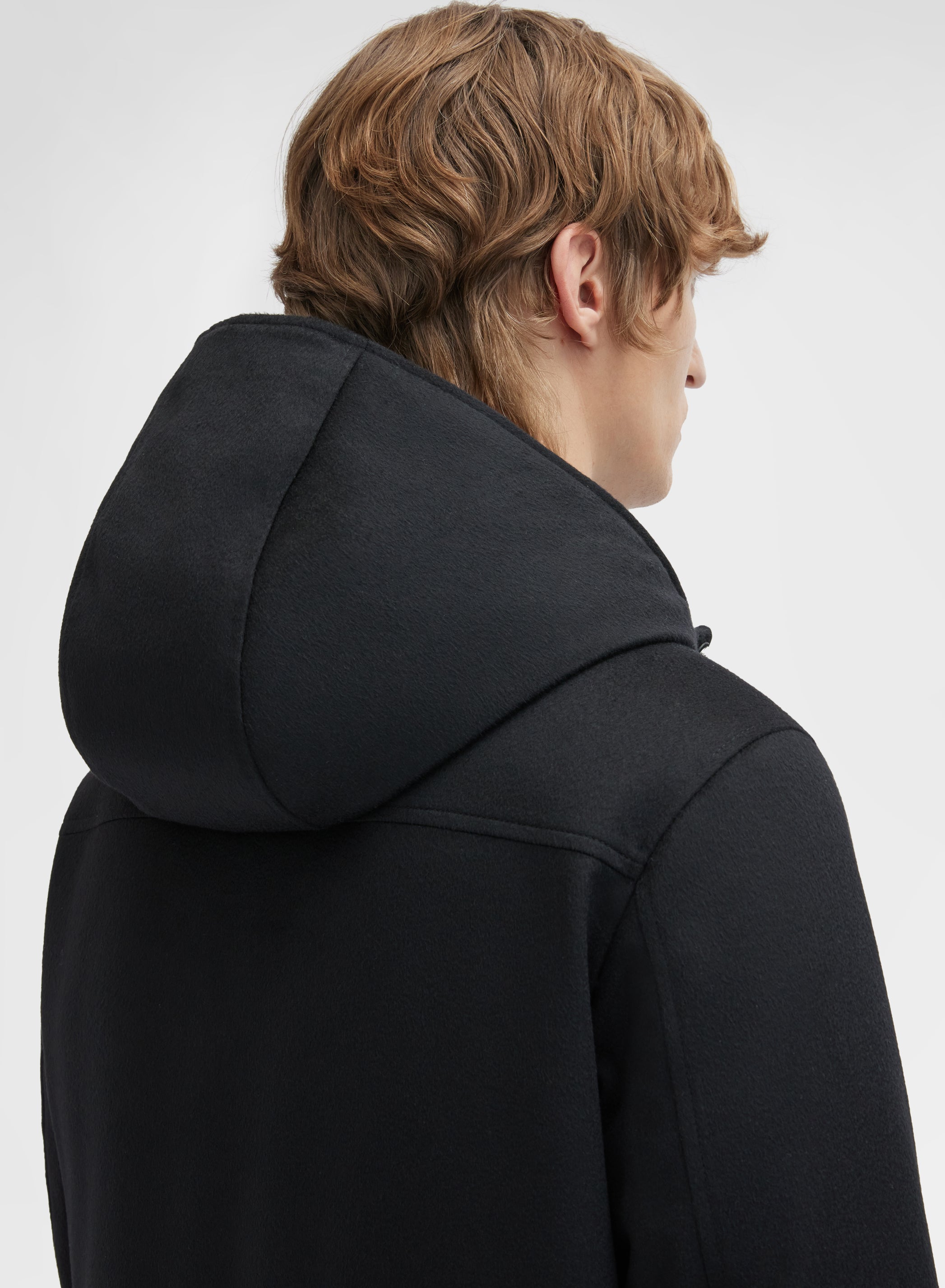 CASHMERE STORMLIGHT CABAN BLACK