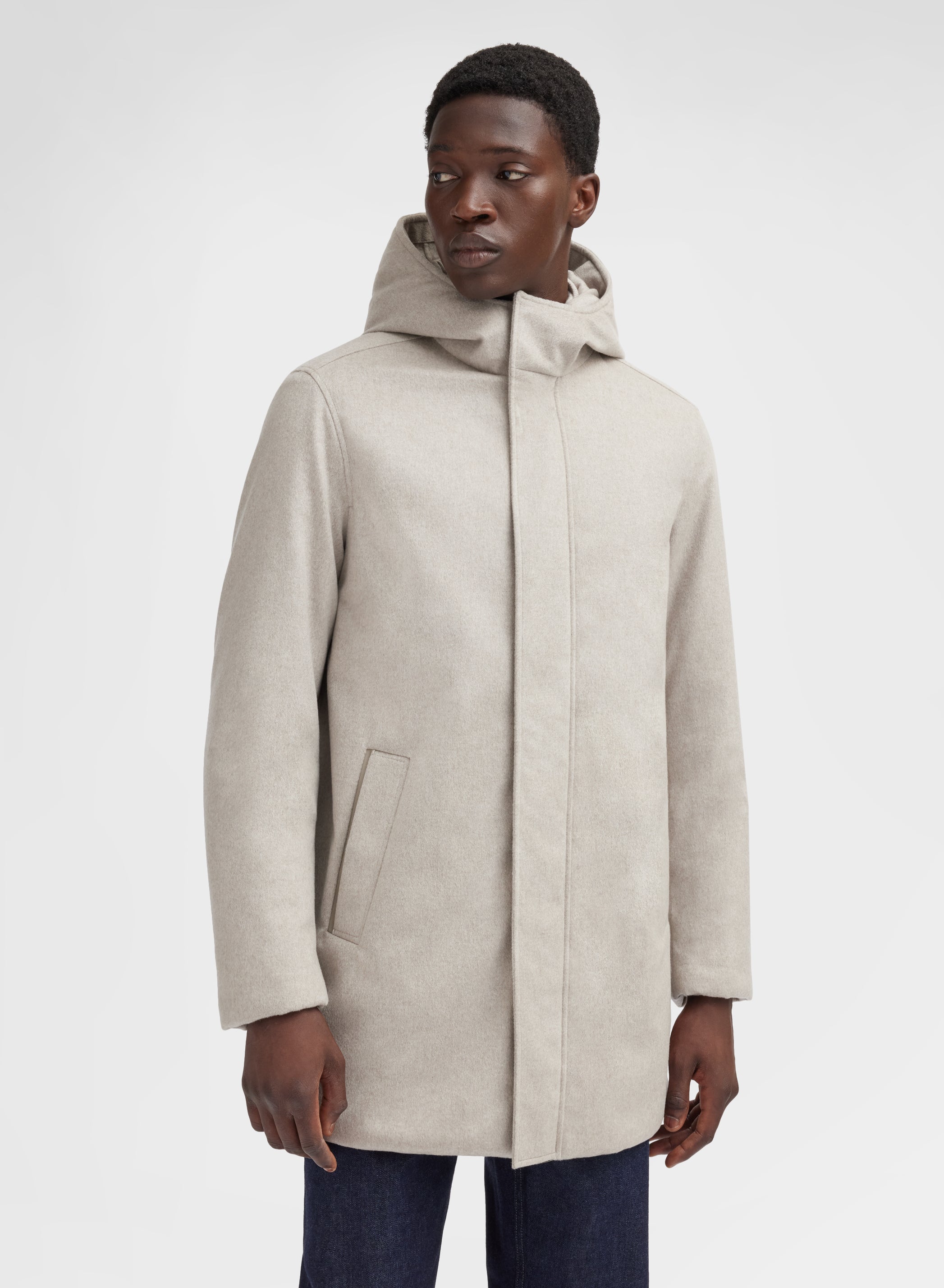 CASHMERE STORMLIGHT CABAN CANVAS