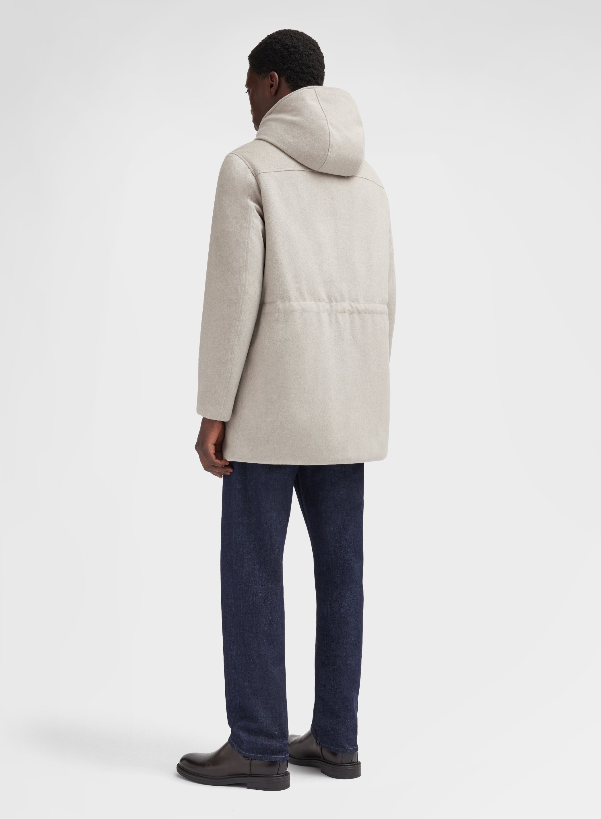 CASHMERE STORMLIGHT CABAN CANVAS