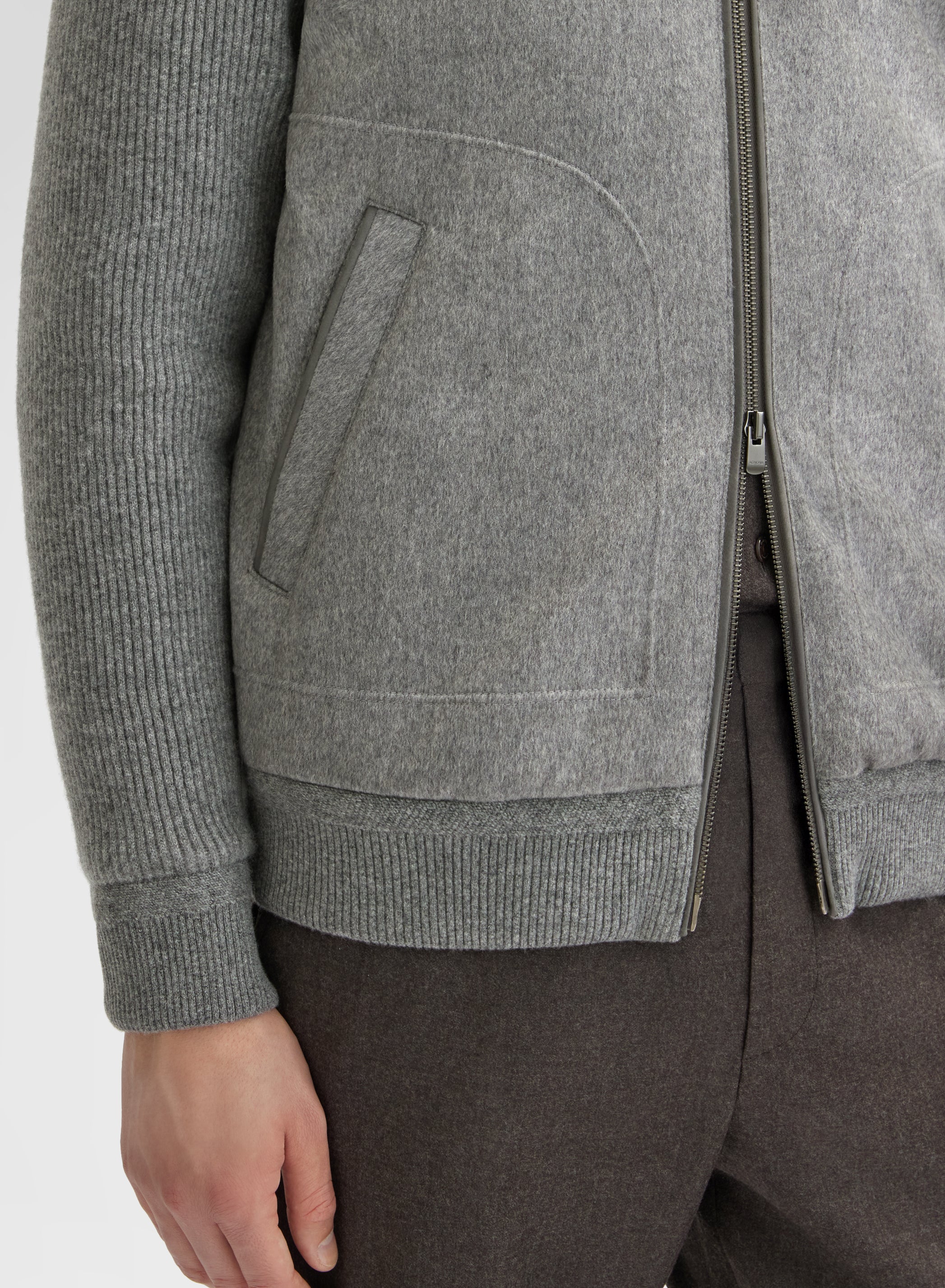 CASHMERE STORMLIGHT CABAN FLANNEL