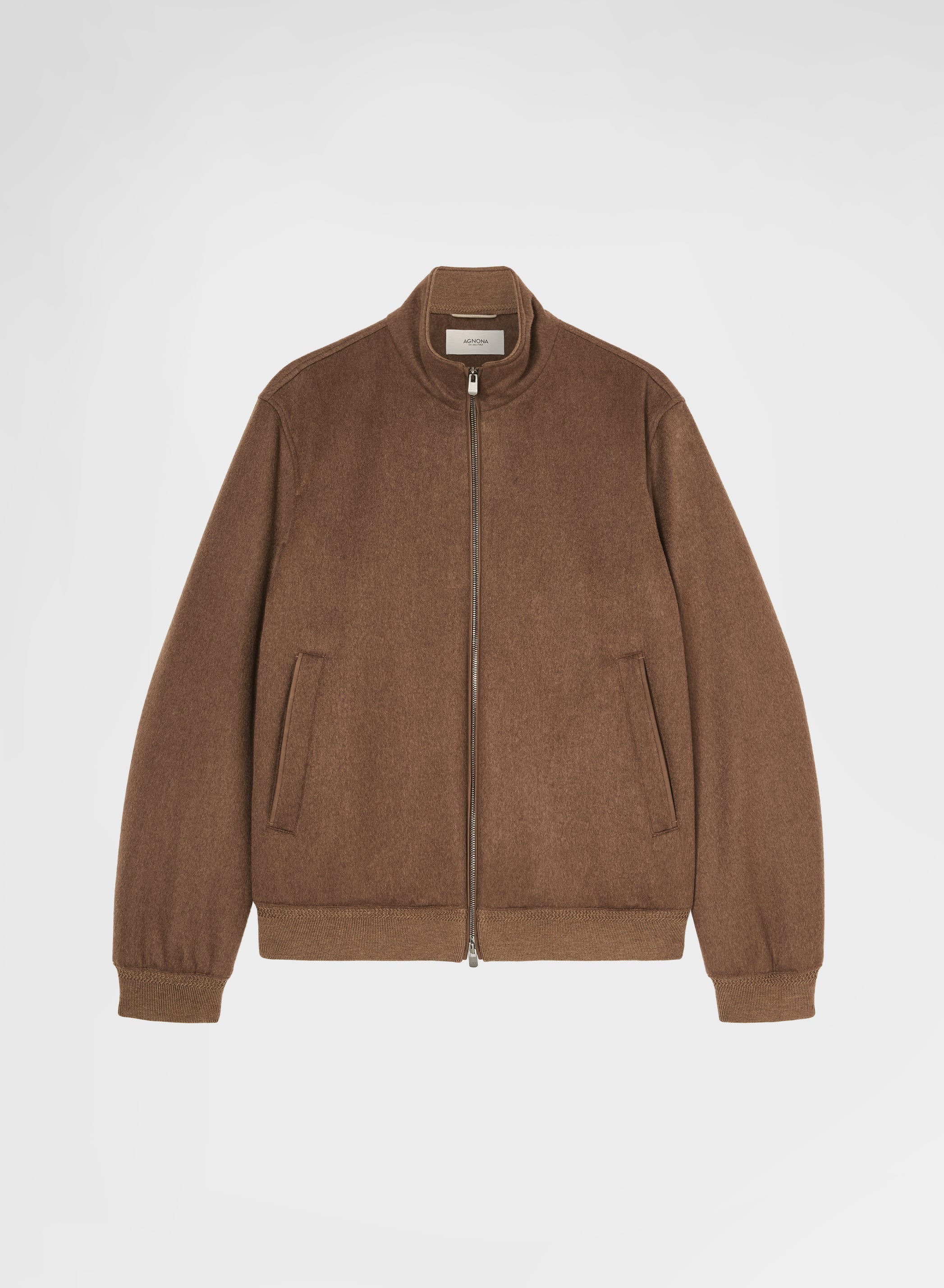 Pure Cashmere Jacket Vicuna | Agnona Made in Italy