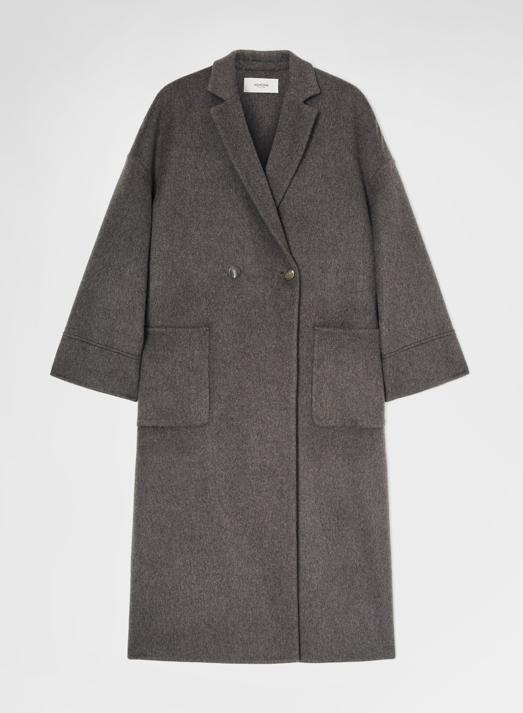DIAGONAL DOUBLEBREASTED COAT CUMINO