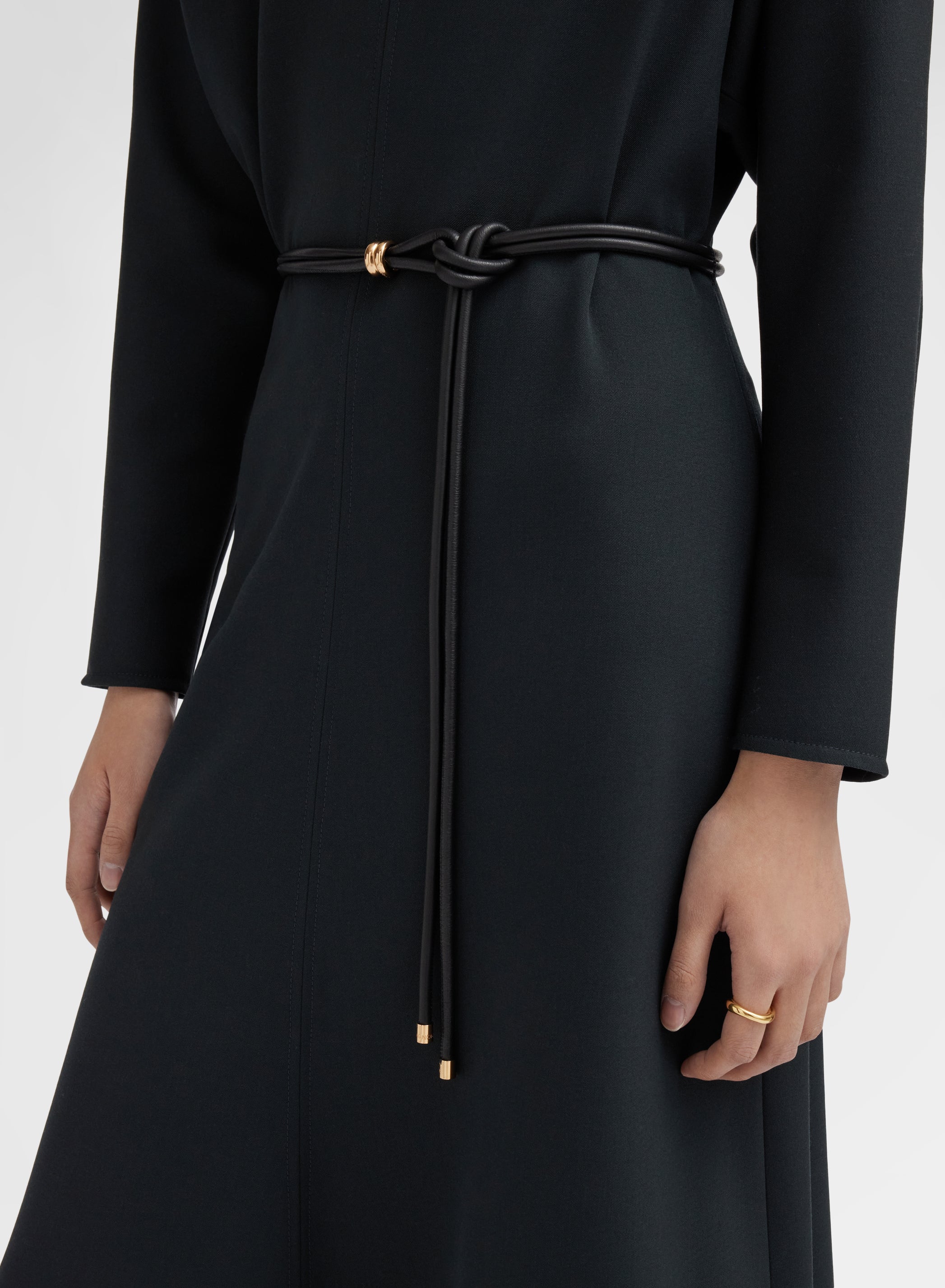 FLUID WOOL DRESS BOTTLE GREEN
