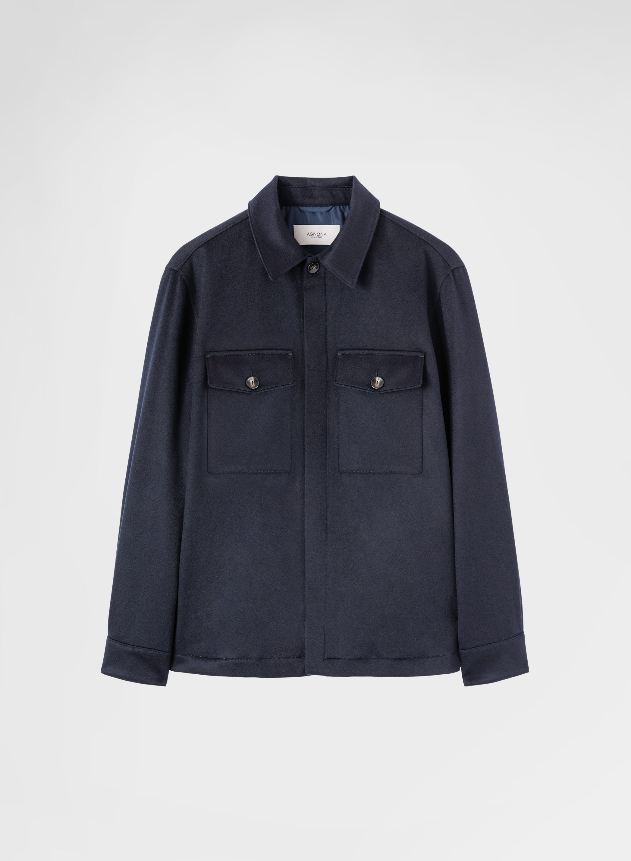 CASHMERE LIGHT OVERSHIRT DEEP NIGHT