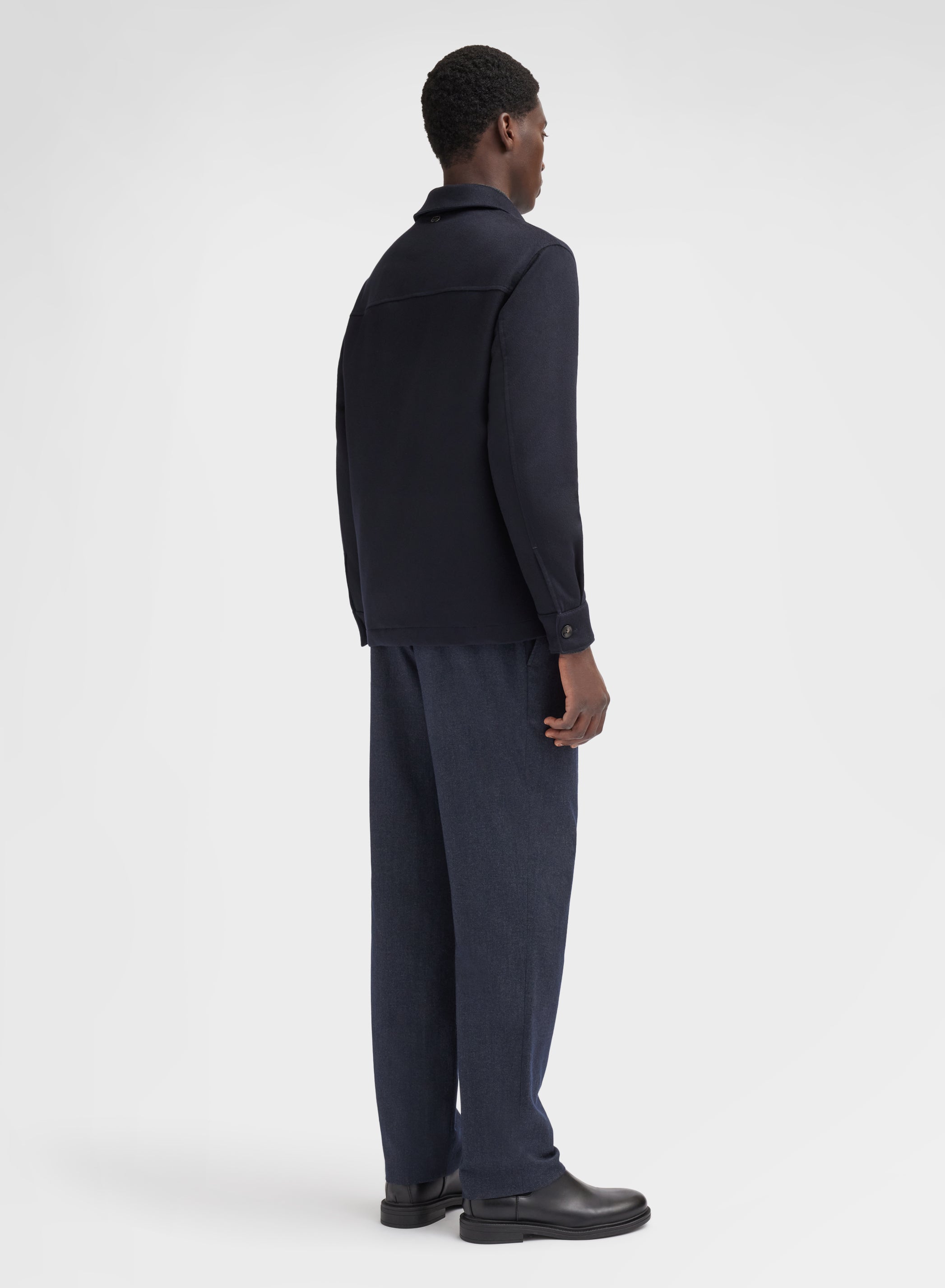 CASHMERE LIGHT OVERSHIRT DEEP NIGHT