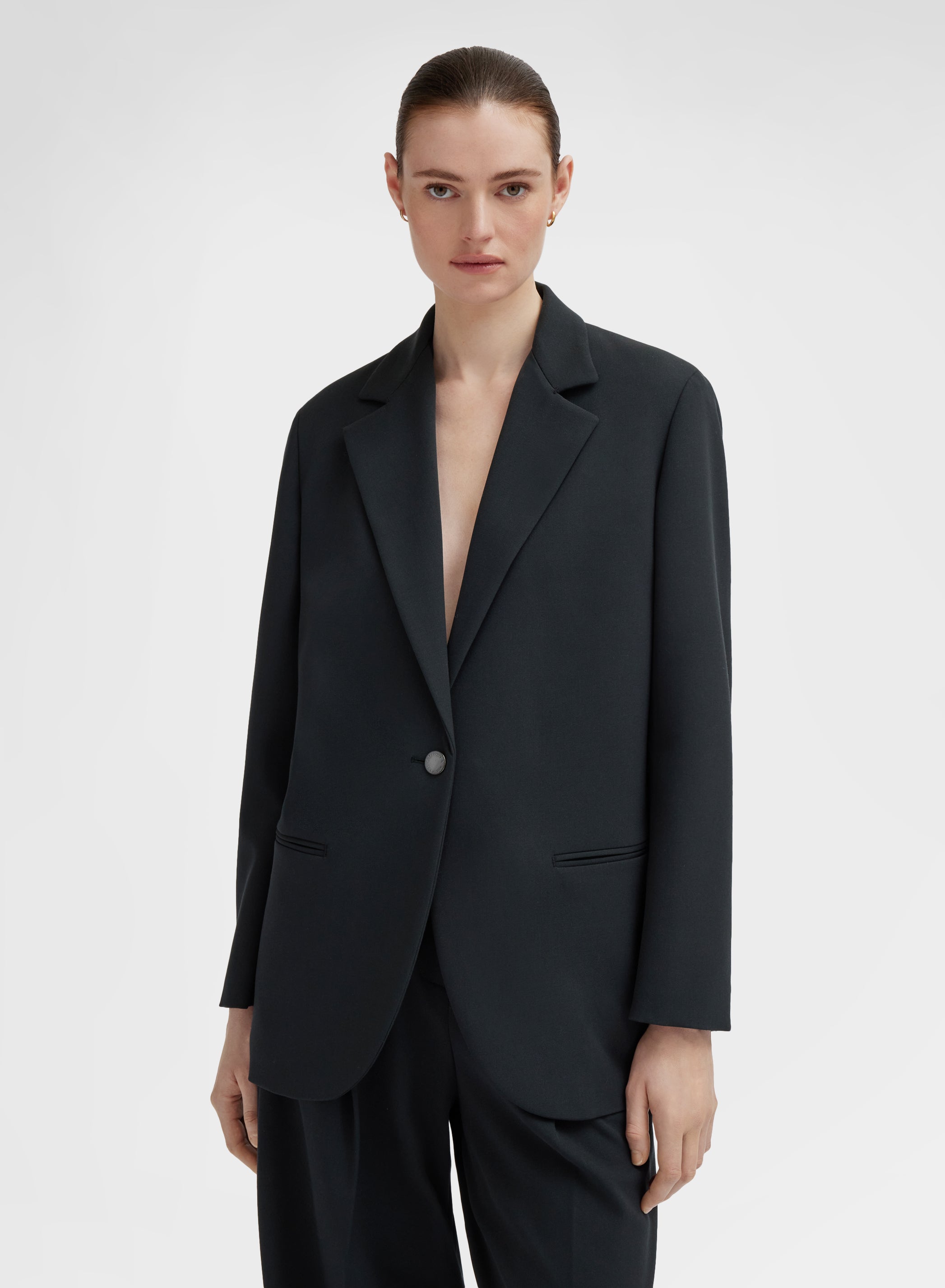 FLUID WOOL JACKET BOTTLE GREEN