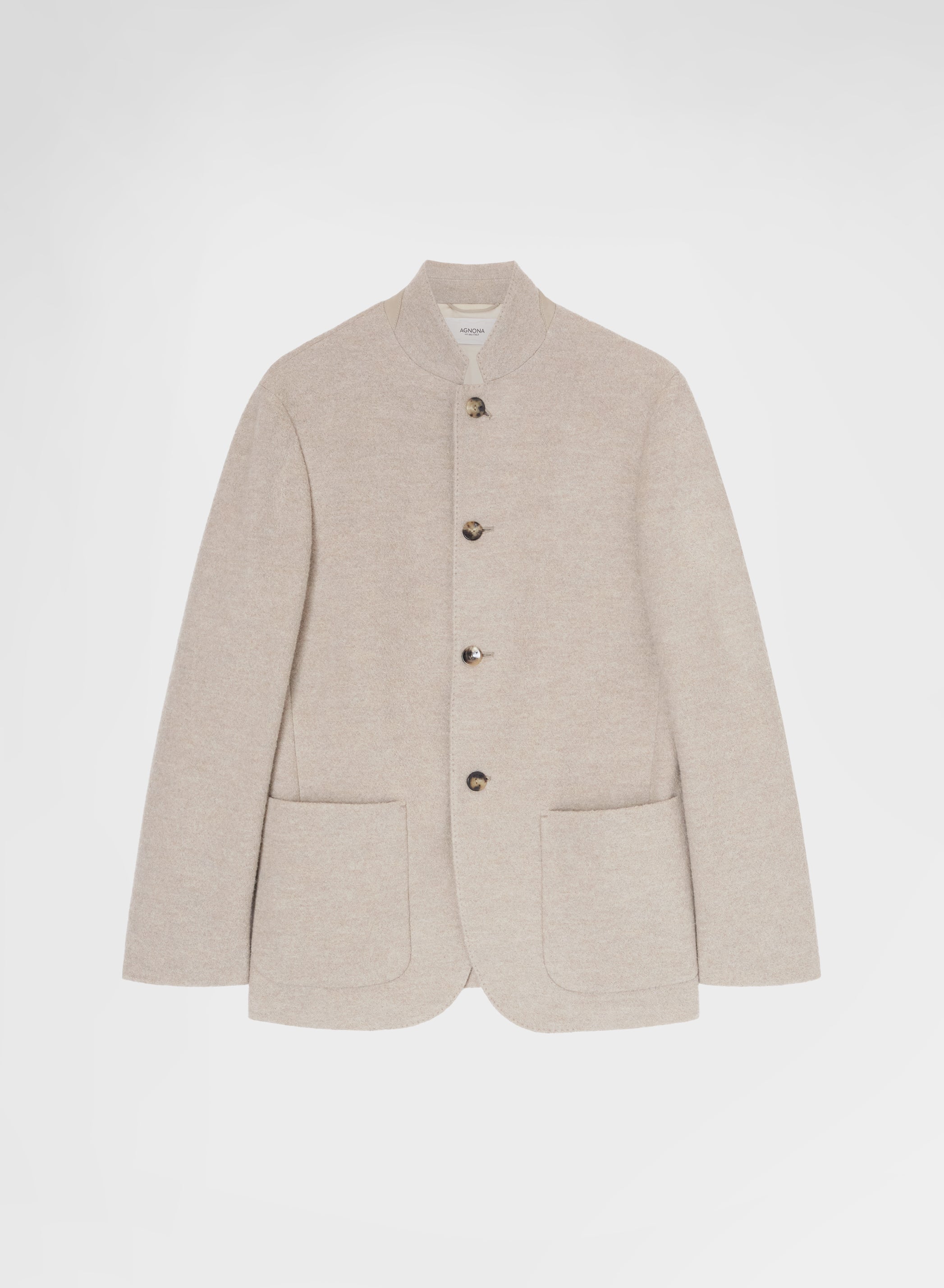 PRESSED SPAZZOLINO JACKET SESAMO