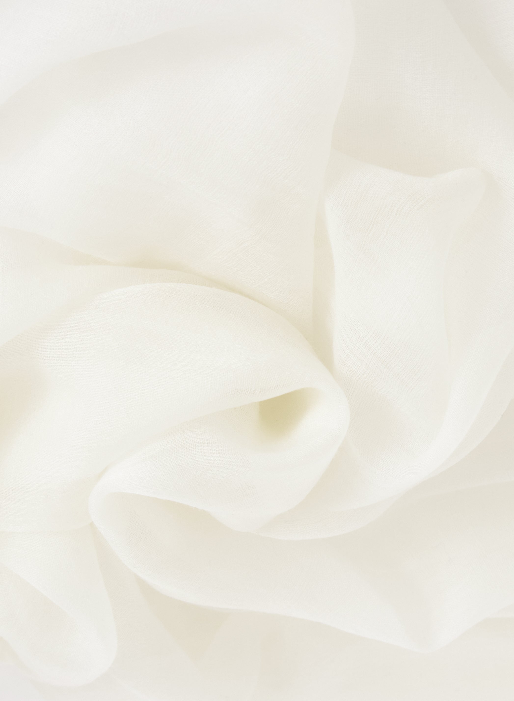 CASHMERE NUVOLA SCARF WHITE