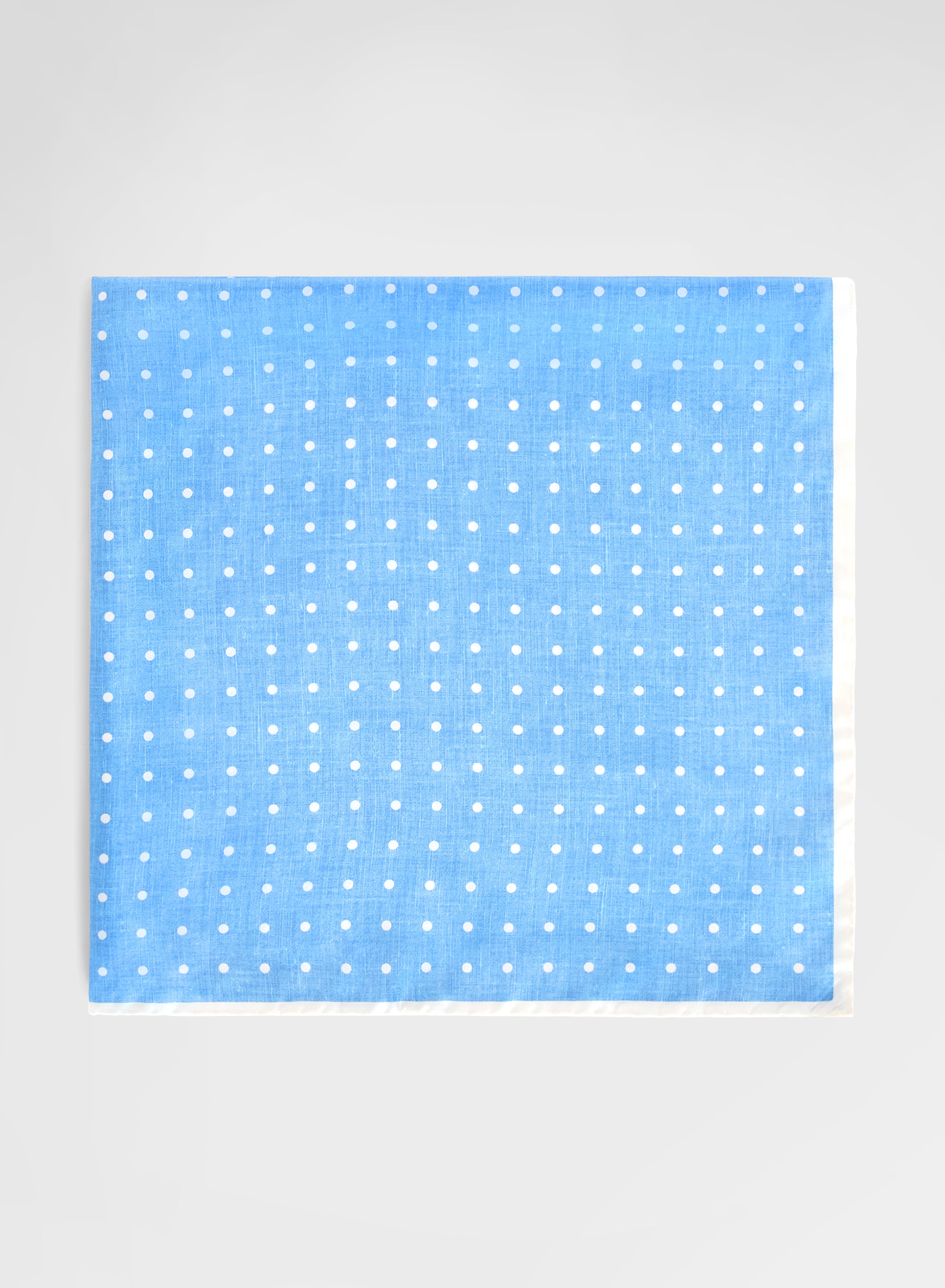 SILK POIS PRINT SCARF BLEACH