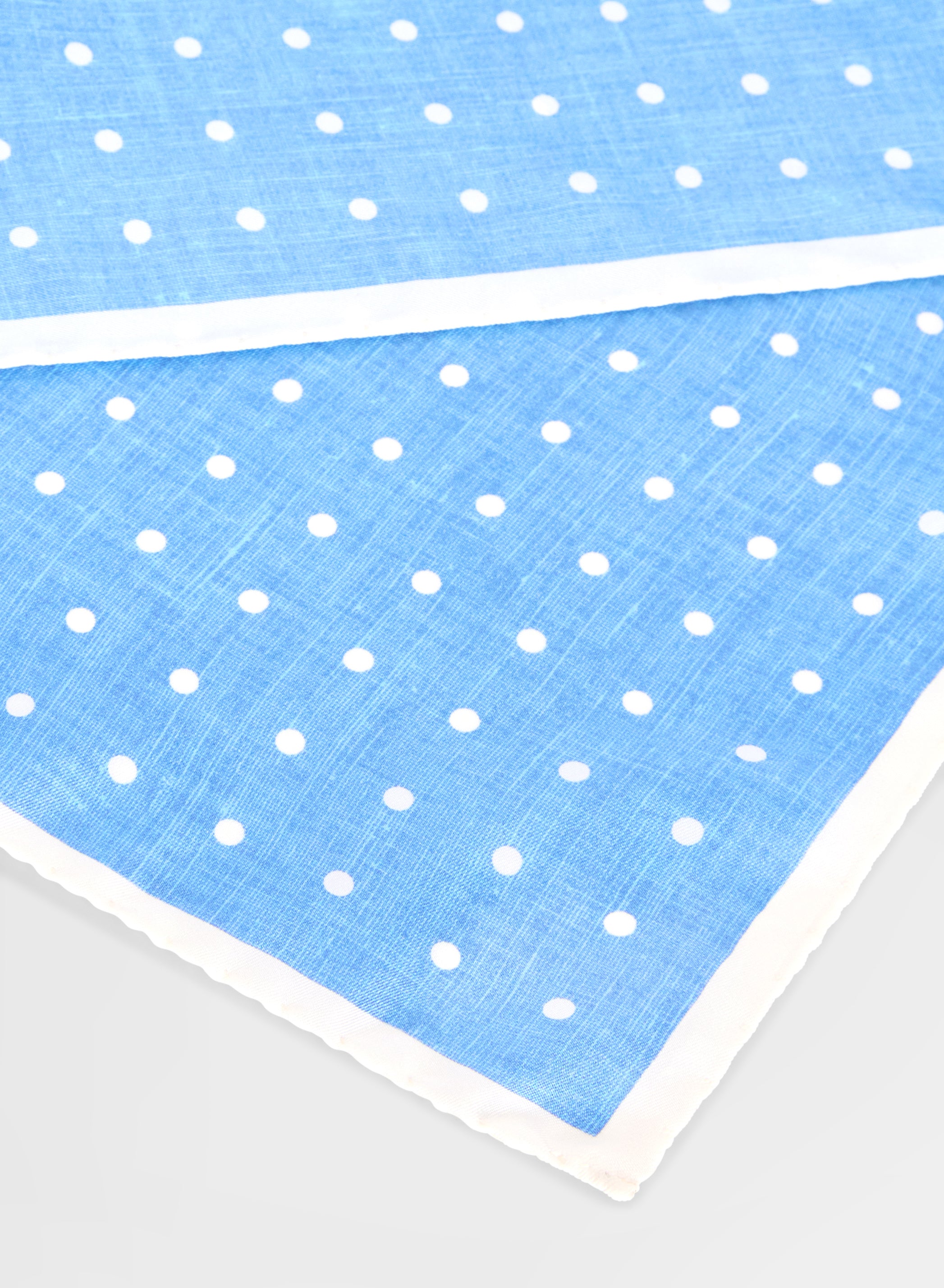 SILK POIS PRINT SCARF BLEACH