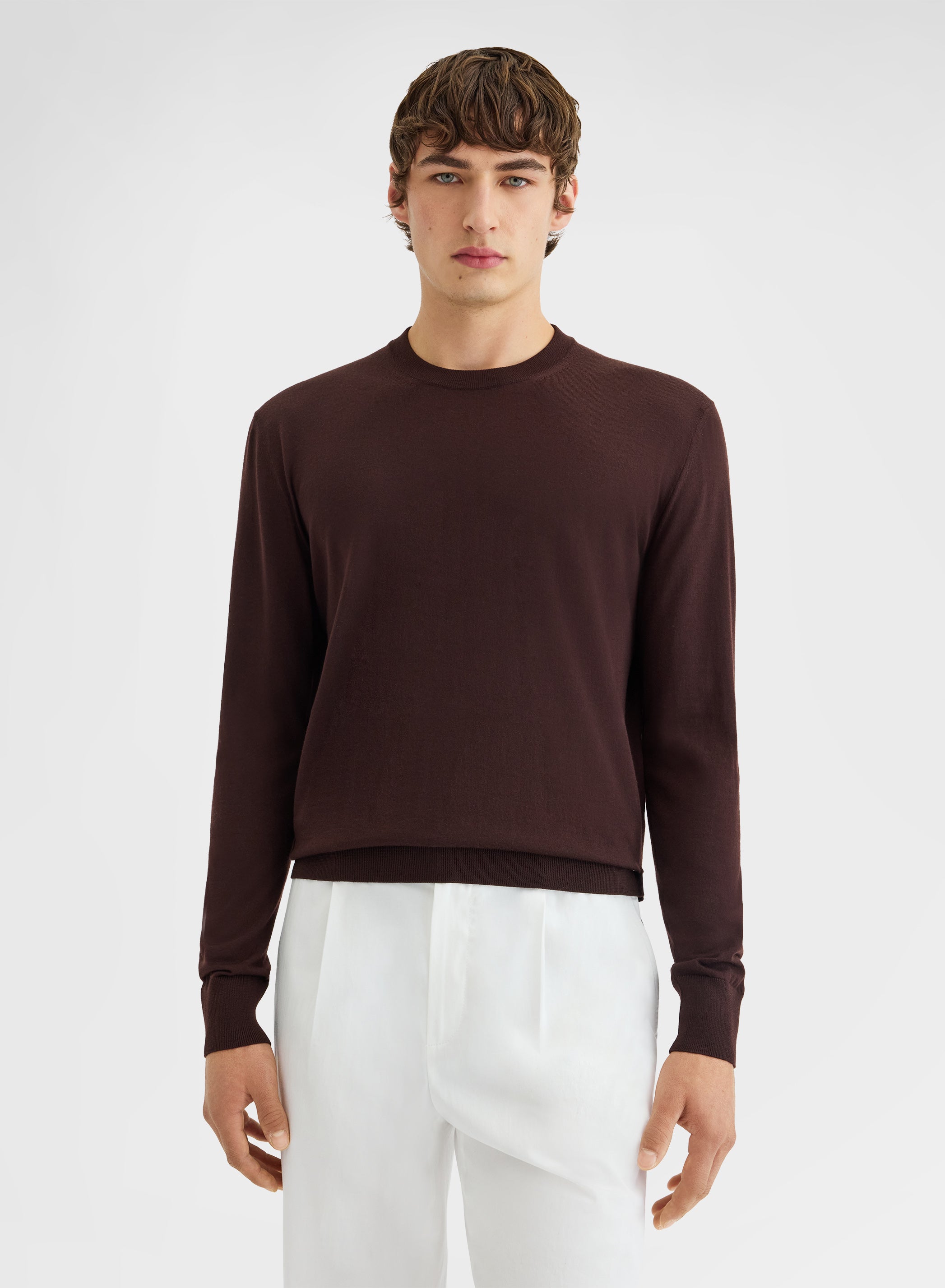 LONG SLEEVE CREWNECK WISH CHOCOLATE