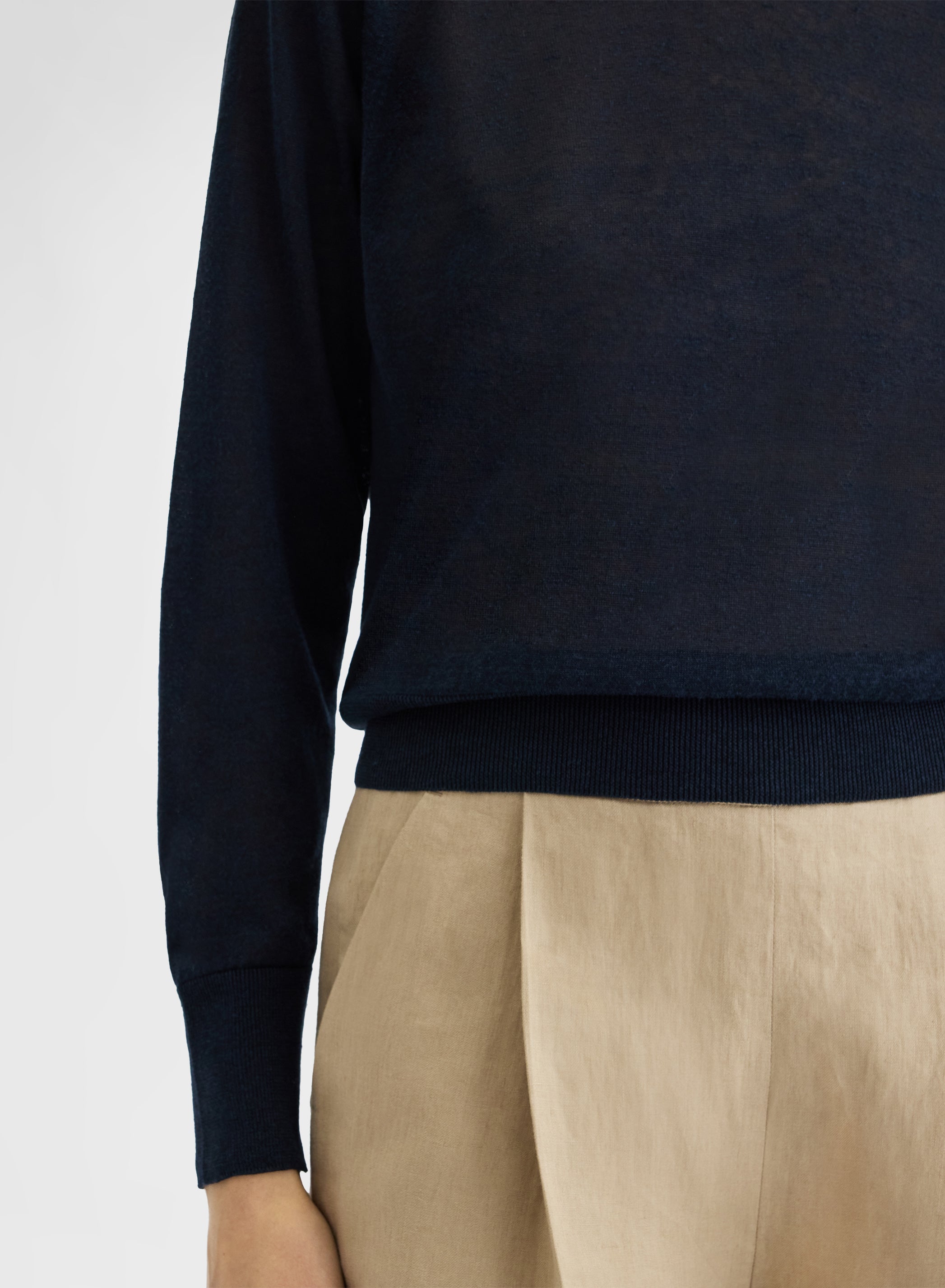 LONG SLEEVE CREWNECK MARIPOSA NAVY