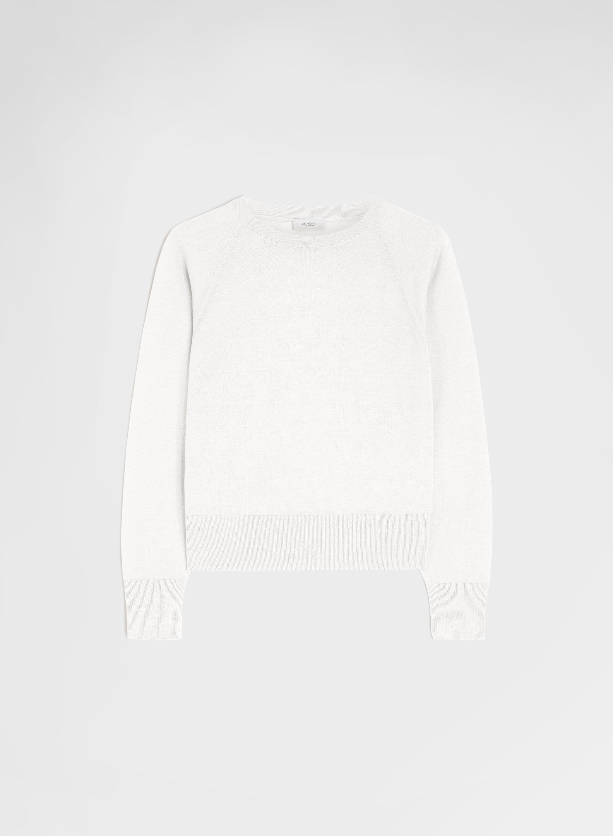 LONG SLEEVE CREWNECK MARIPOSA WHITE