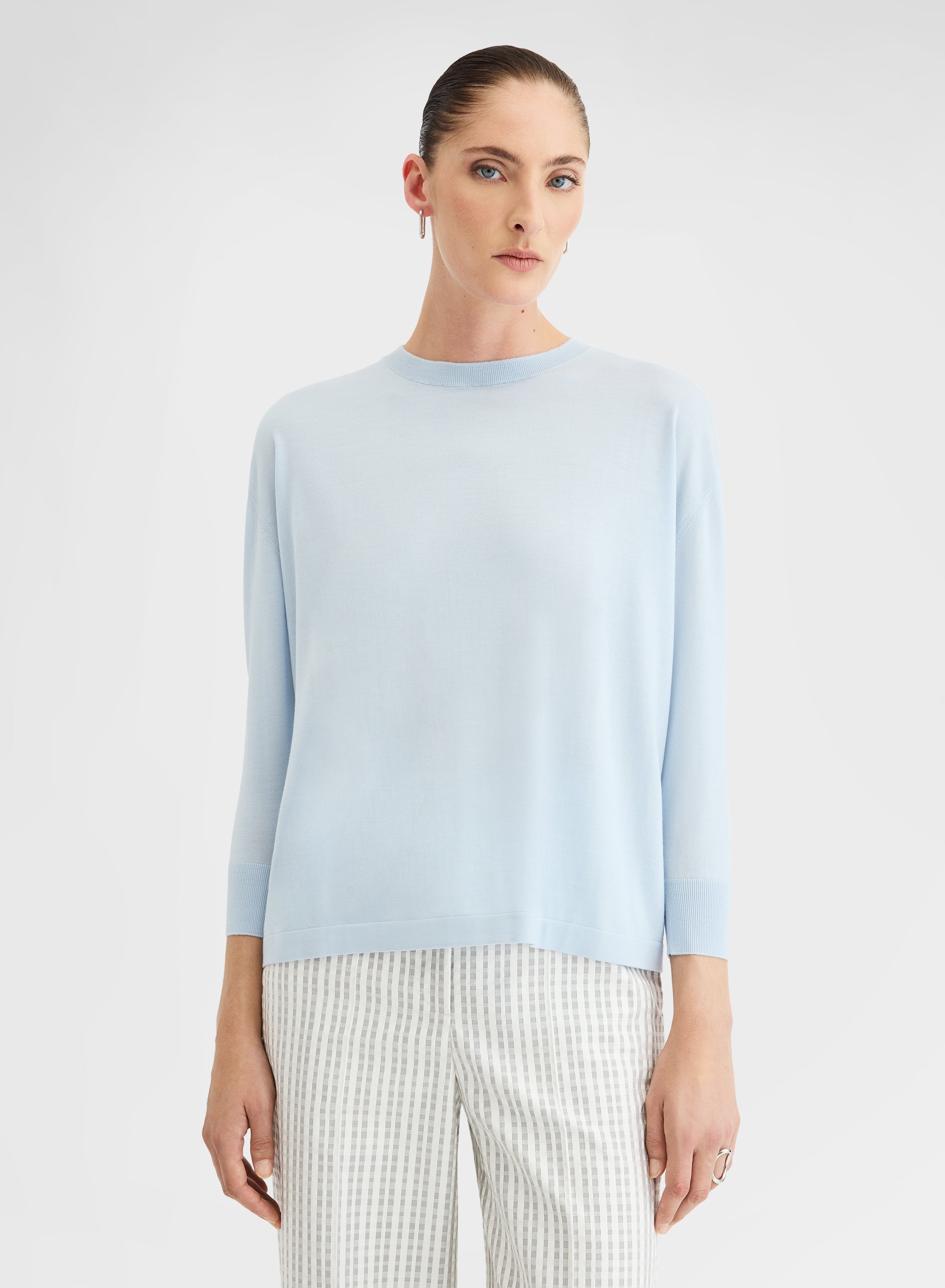 LONG SLEEVE CREWNECK WISH ACQUA LIGHT