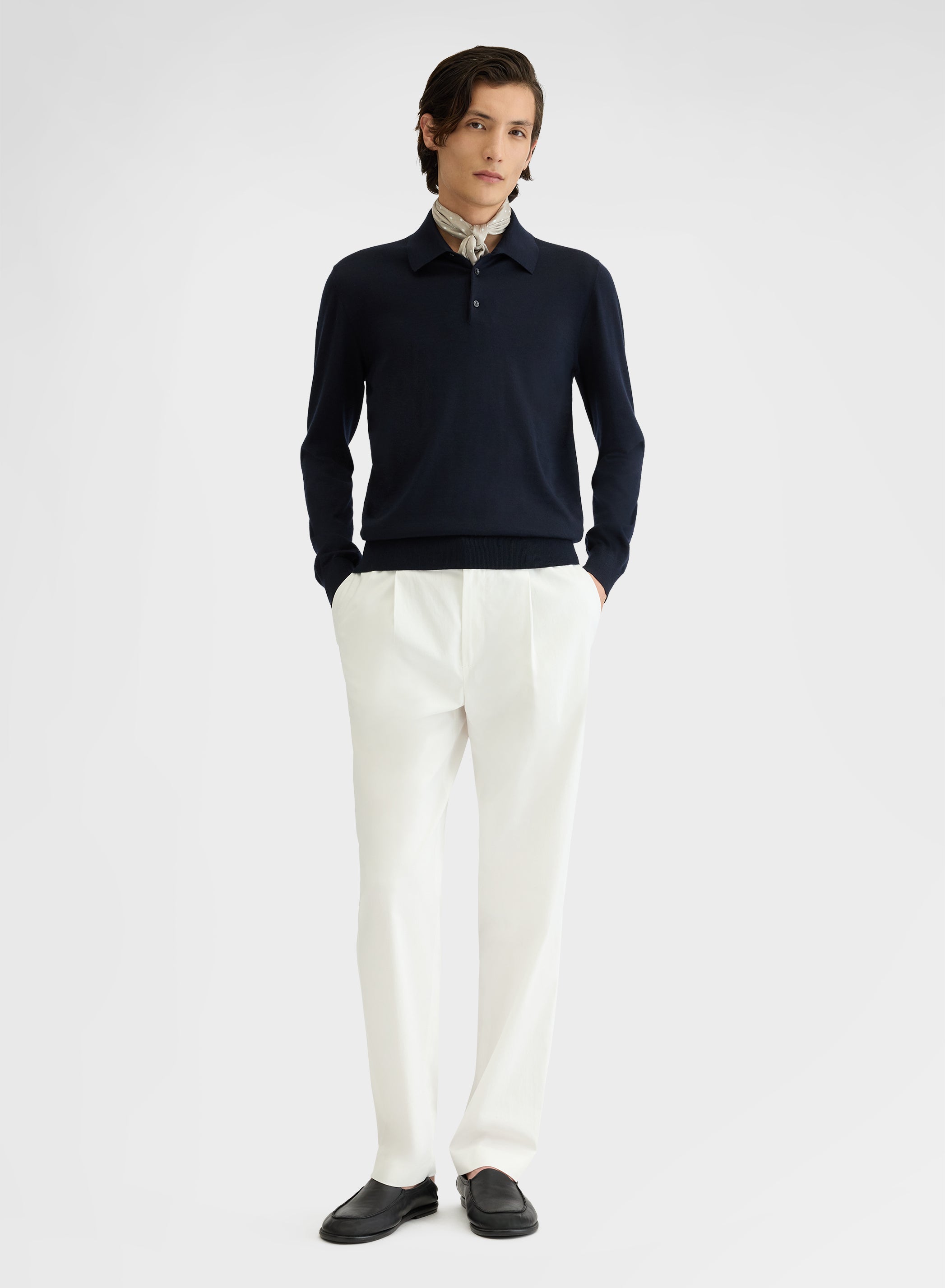 LONG SLEEVE POLO WISH NAVY