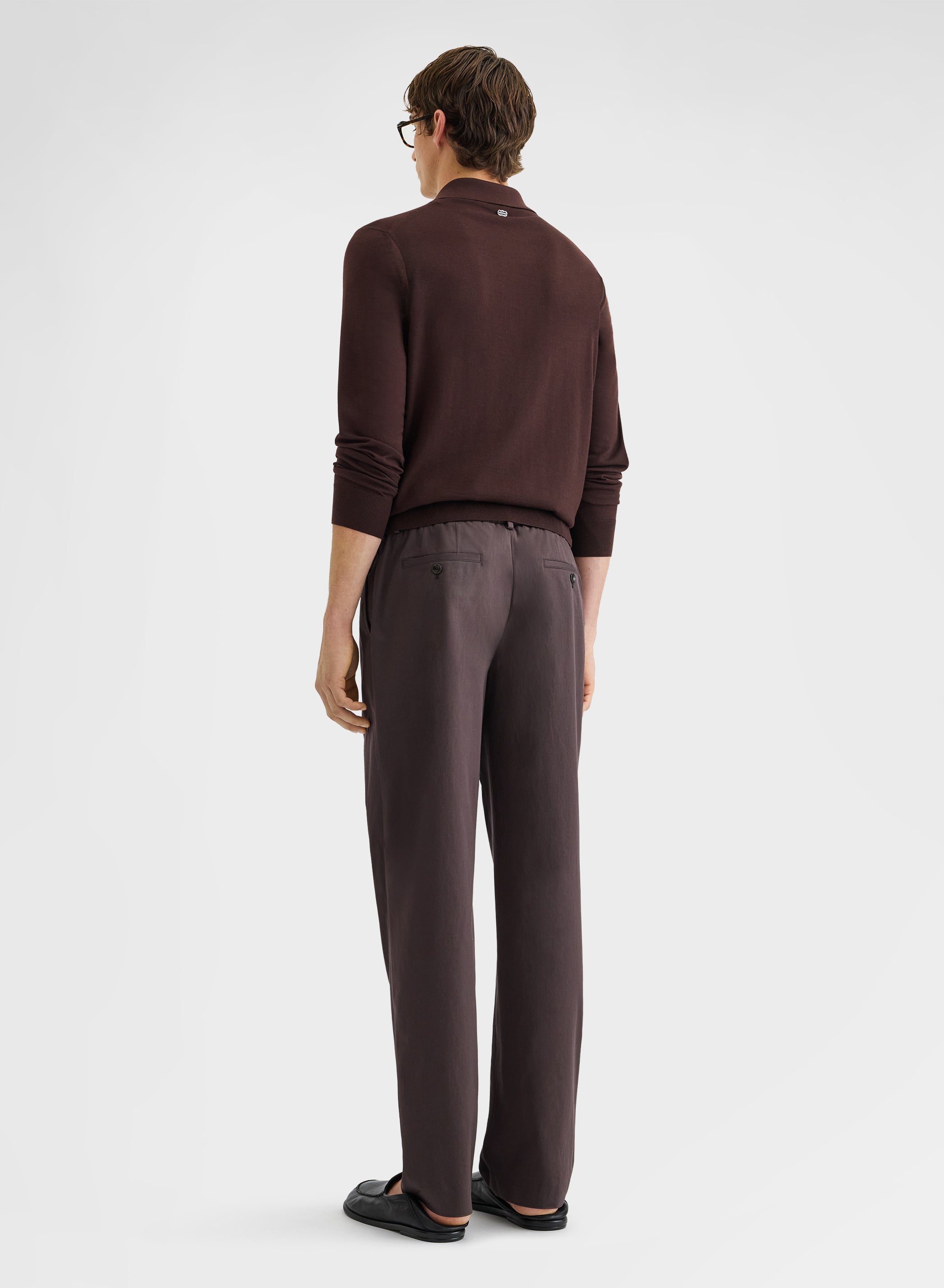 LONG SLEEVE POLO WISH CHOCOLATE