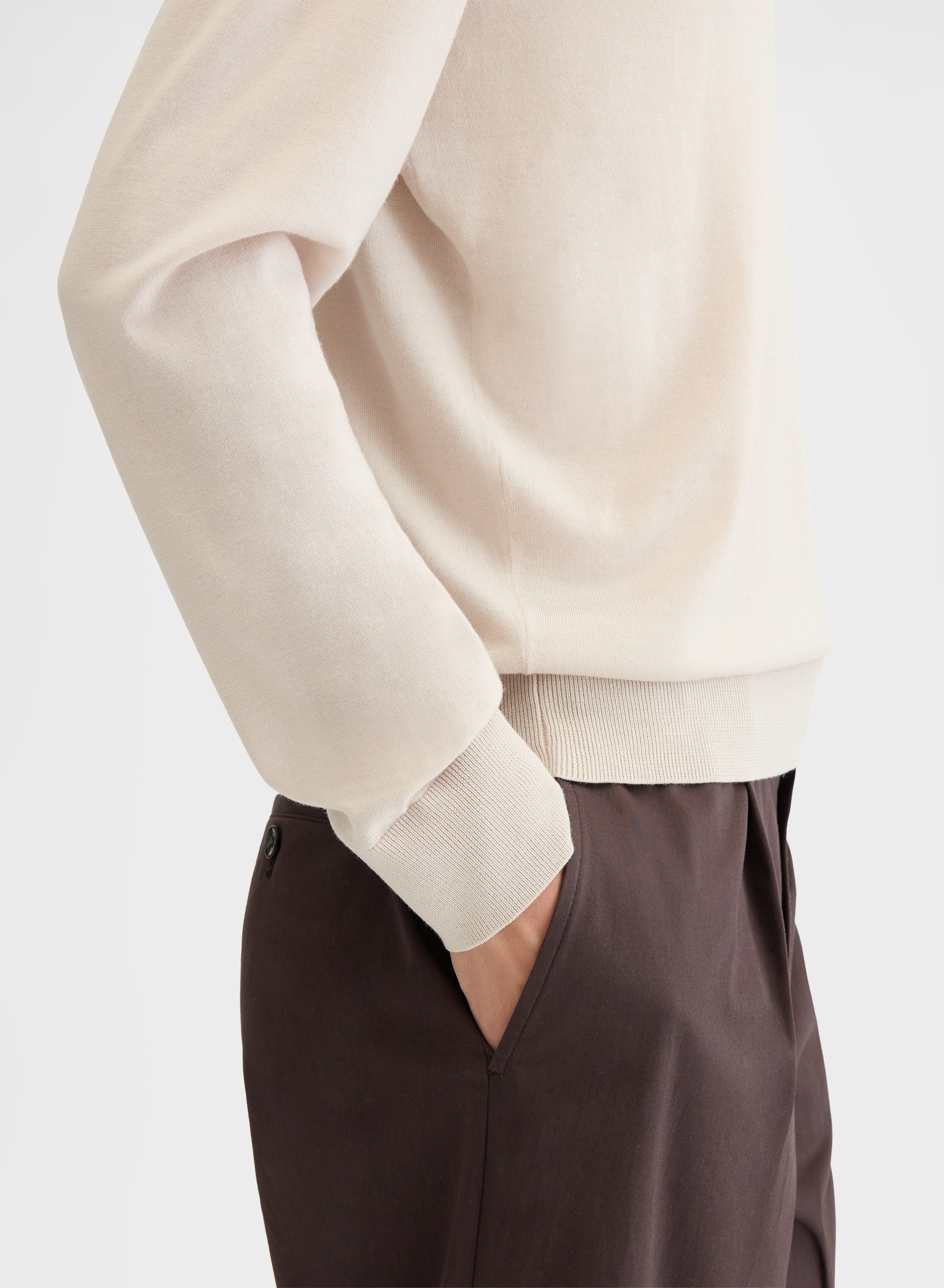 LONG SLEEVE POLO WISH STONE