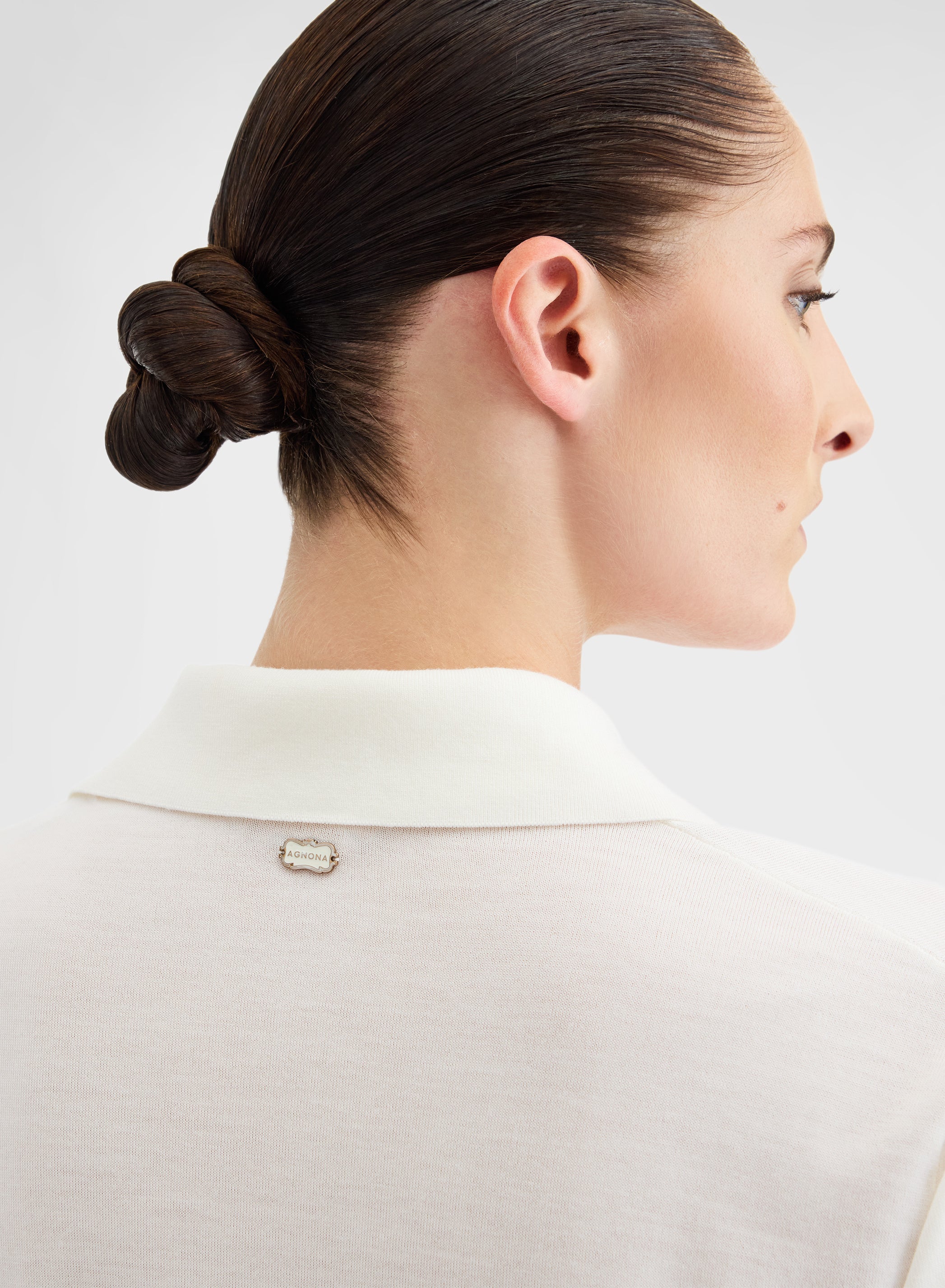 MID SLEEVE POLO WISH WHITE