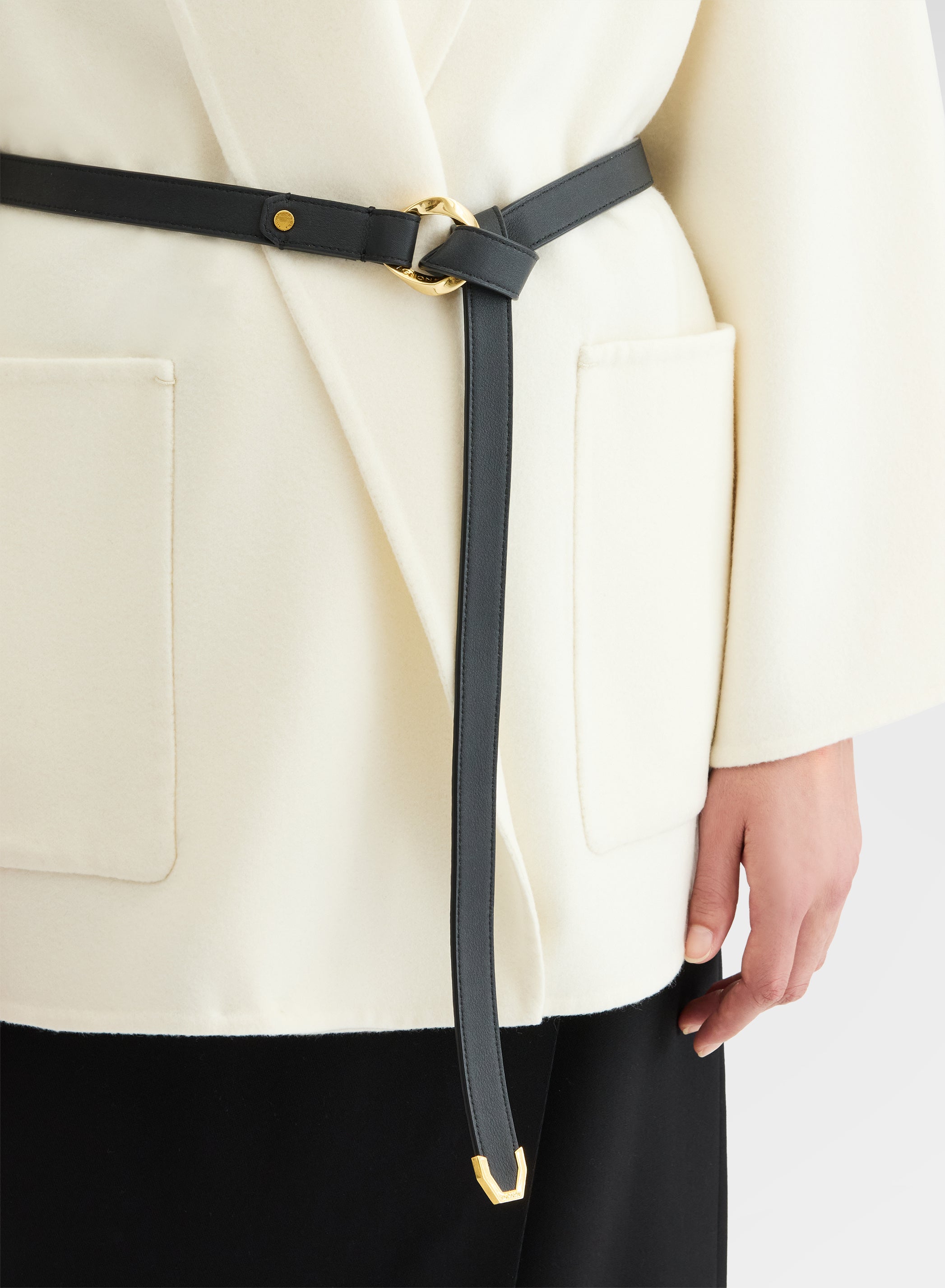 BELT SILK ELBA BLACK