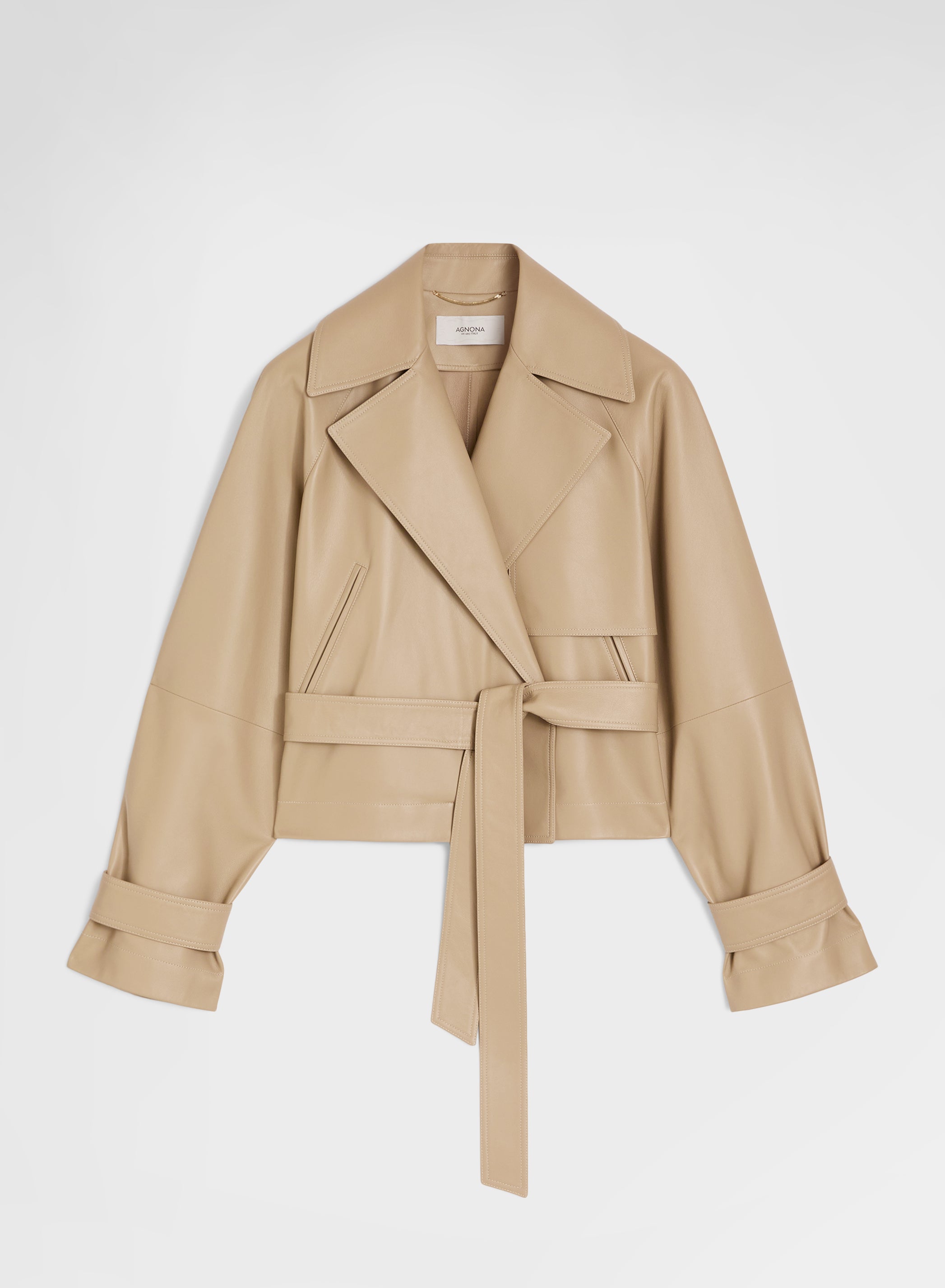 CALIFORNIA NAPPA JACKET BEIGE