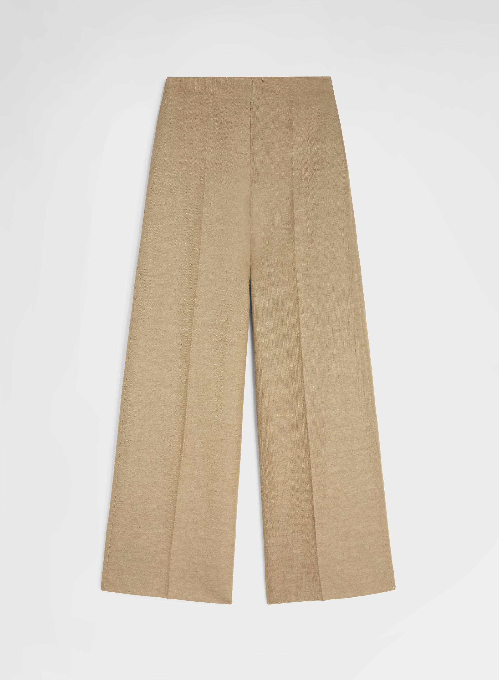 COTTON BLEND TWILL PANTS KHAKI