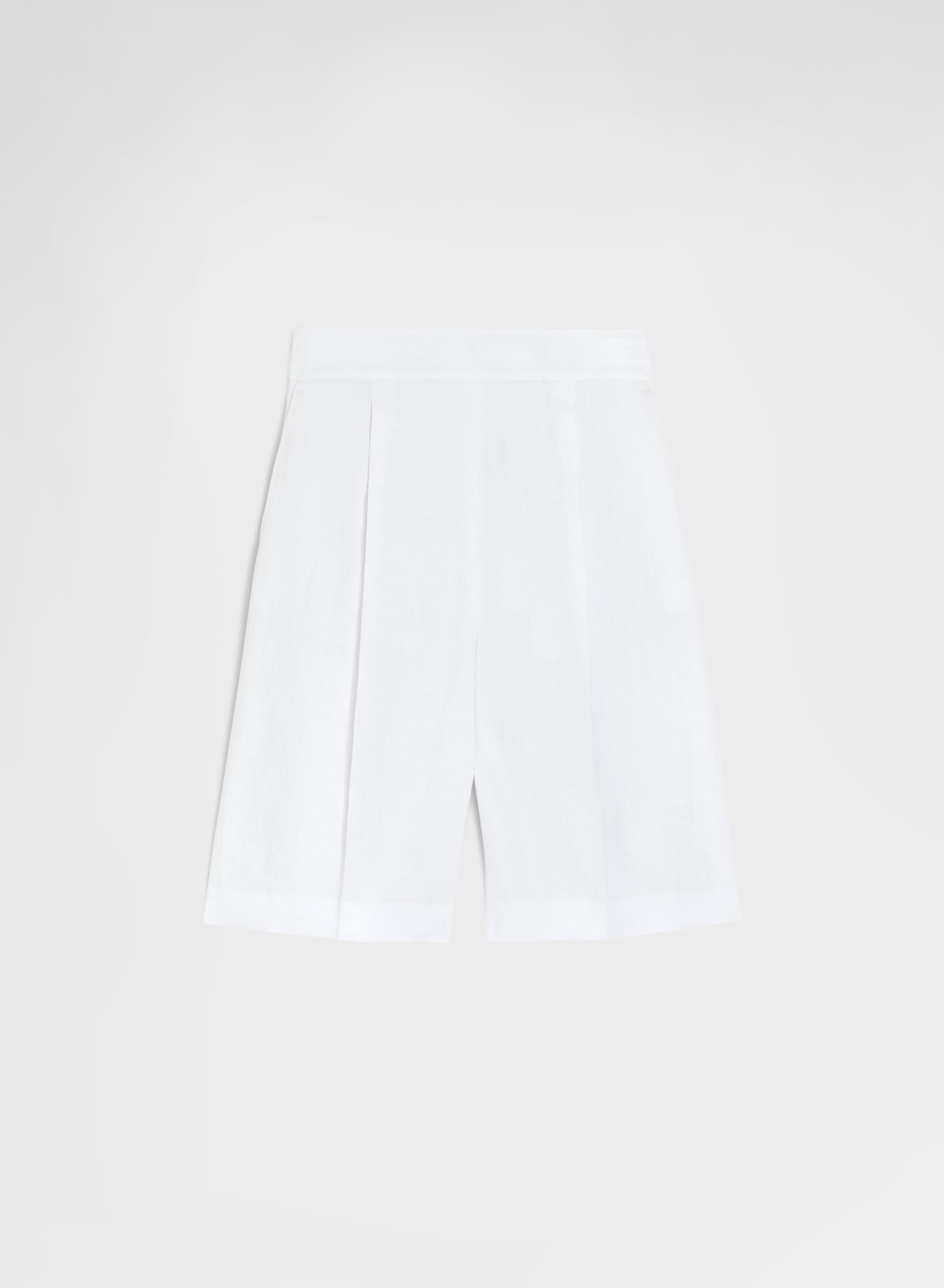 LIGHT LINEN SHORTS WHITE